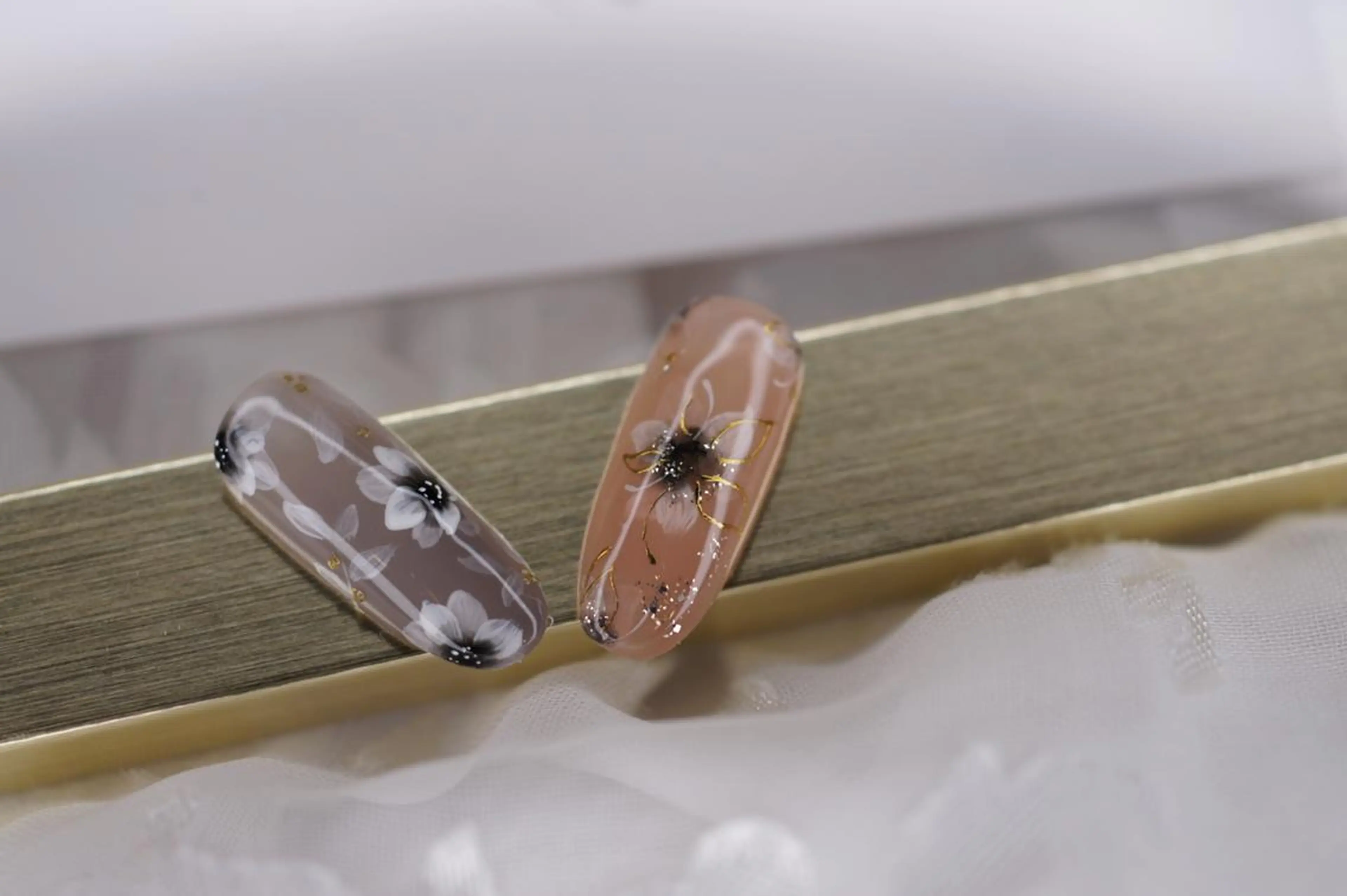 ネイル アートネイル フラワーネイル nails muu まゆのネイルデザイン