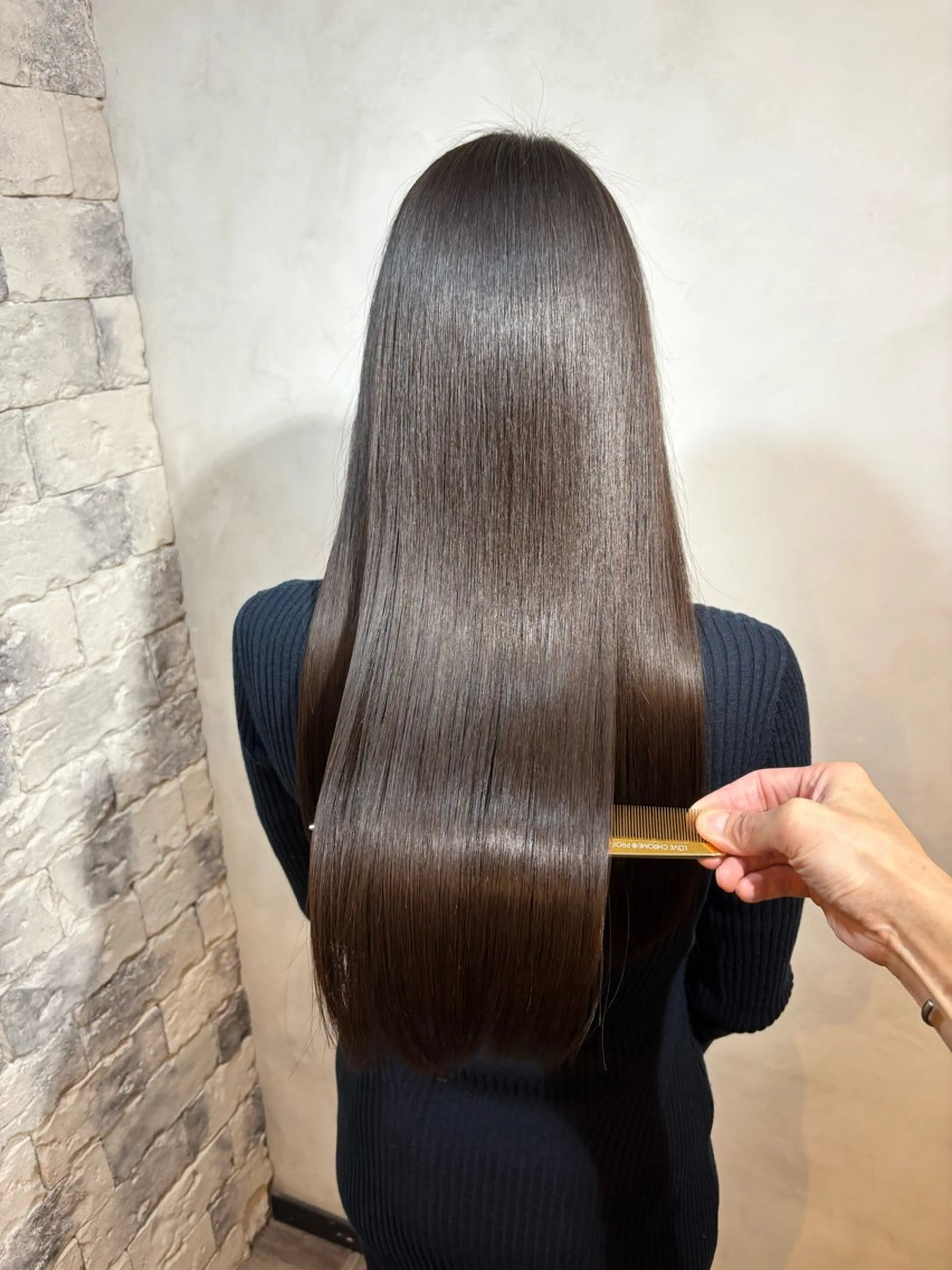 ロング 髪質改善 ロング 酸性ストレート カット 縮毛矯正 トリートメント ヘッドスパ 美髪矯正 🌈髪質改善 山下のヘアスタイル