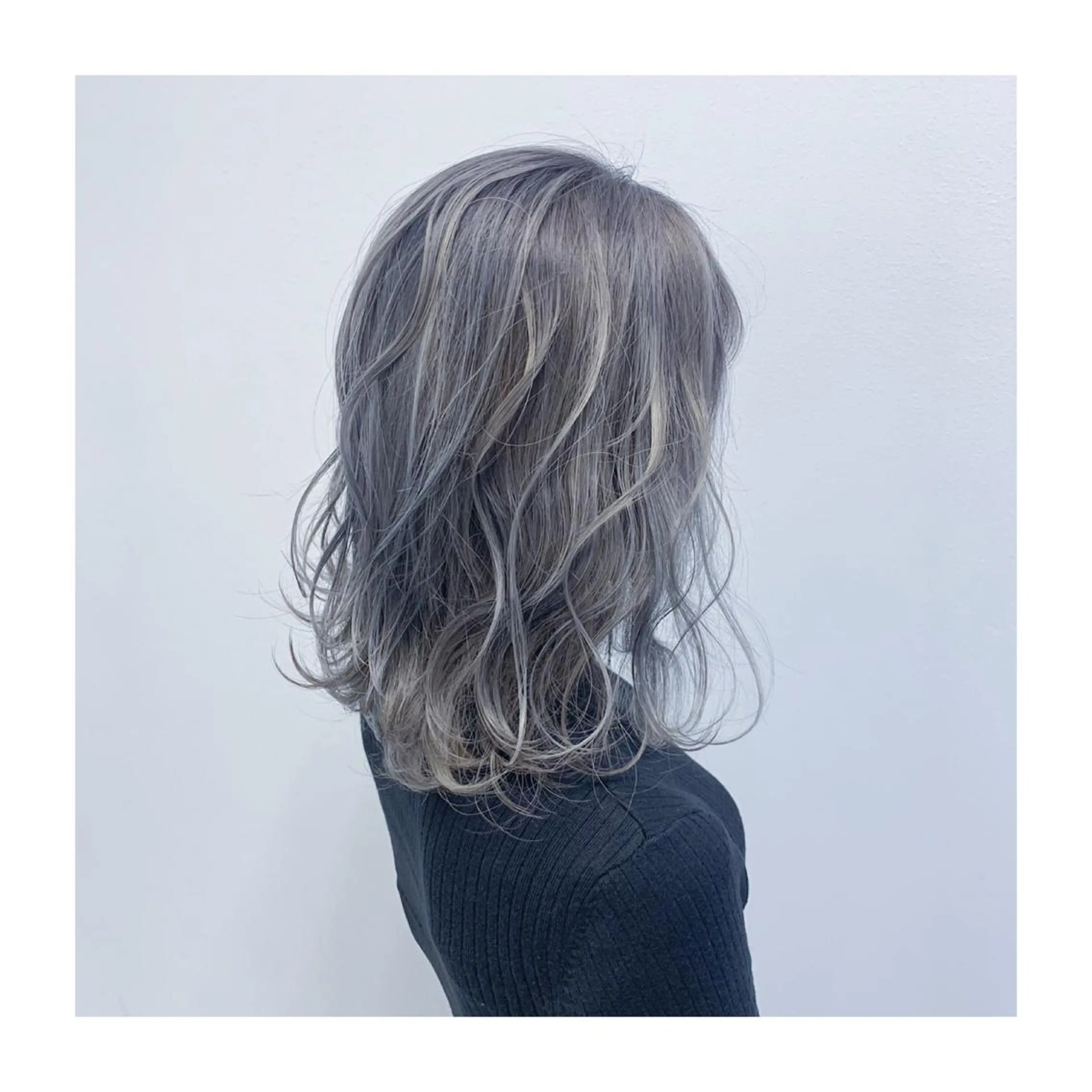 ミディアム カラー ヘアカラー トリートメント なんば髪質改善カラー Ardoreのヘアスタイル