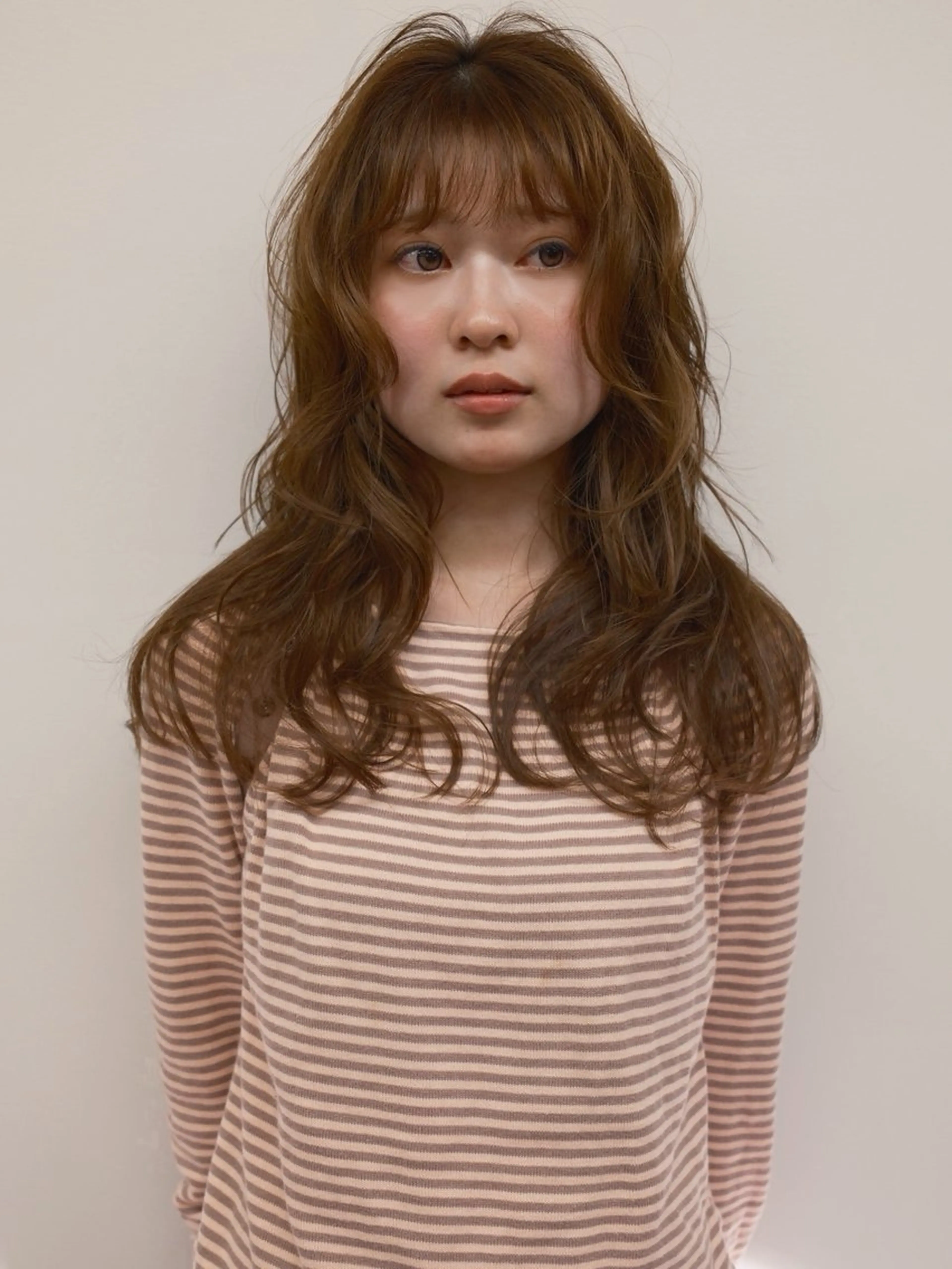 ロング カラー カット ヘアカラー パーマ/透明感カラー 元町🌱takutoのヘアスタイル