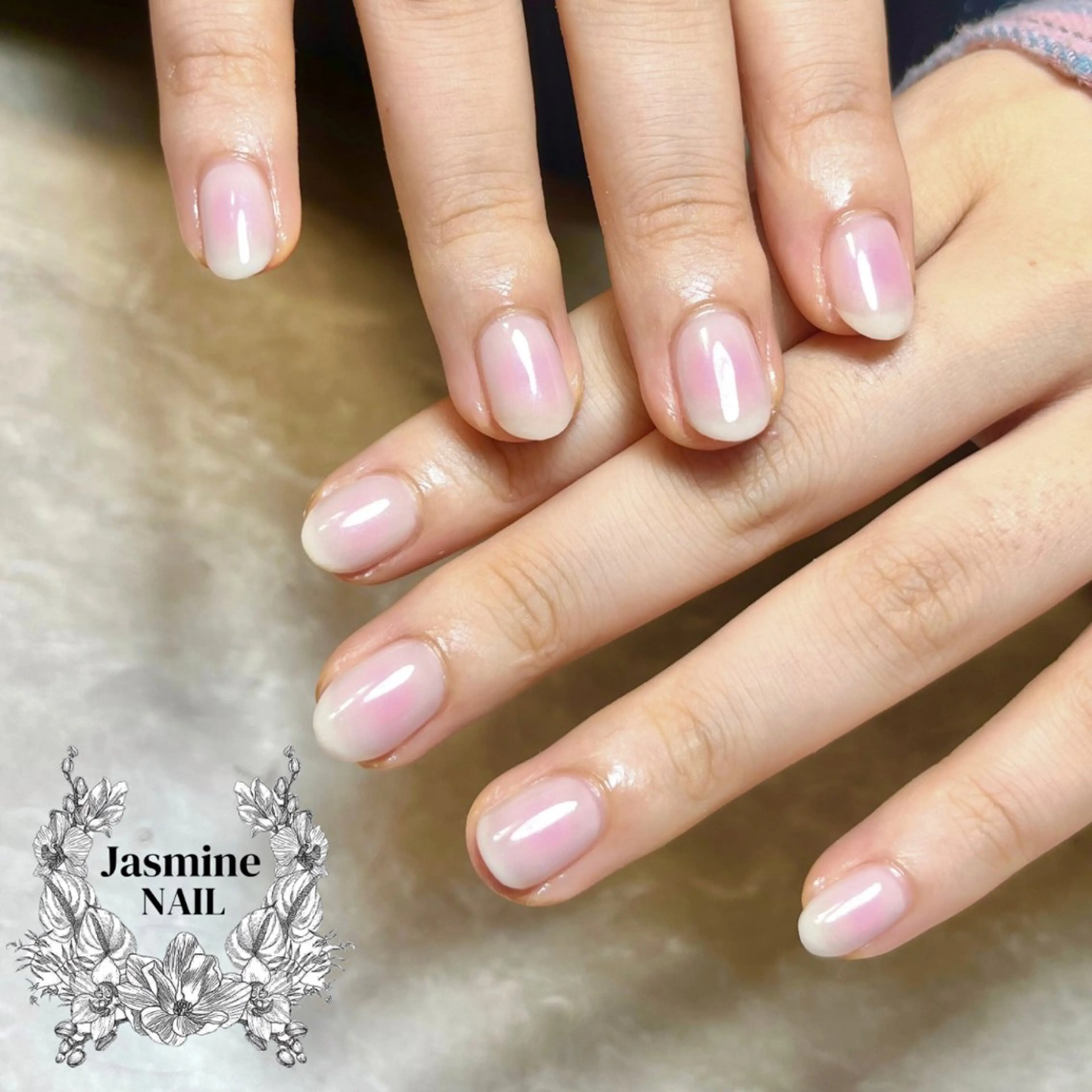 ネイル チークネイル Jasmine NAILのネイルデザイン