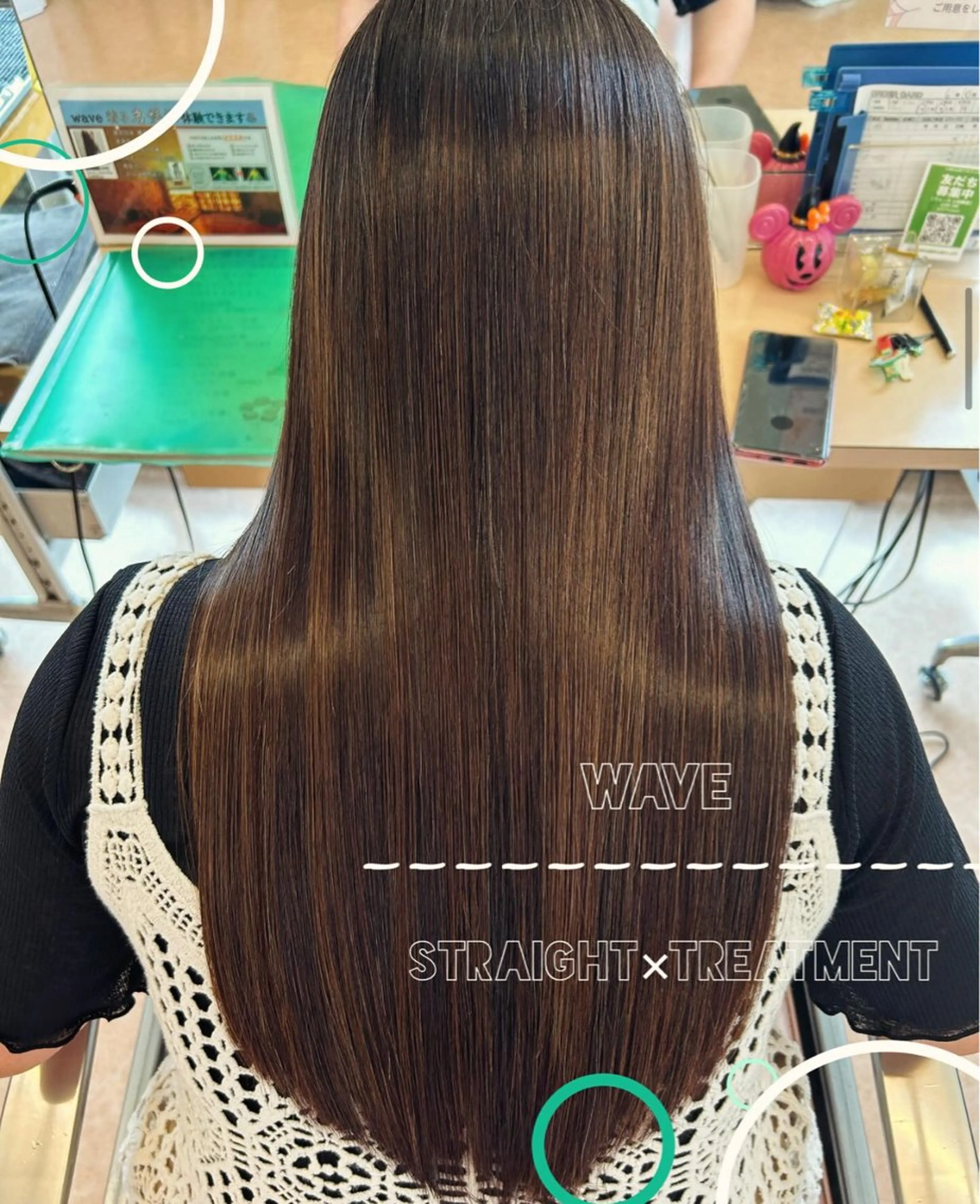 ロング 佐々木 凪咲のヘアスタイル