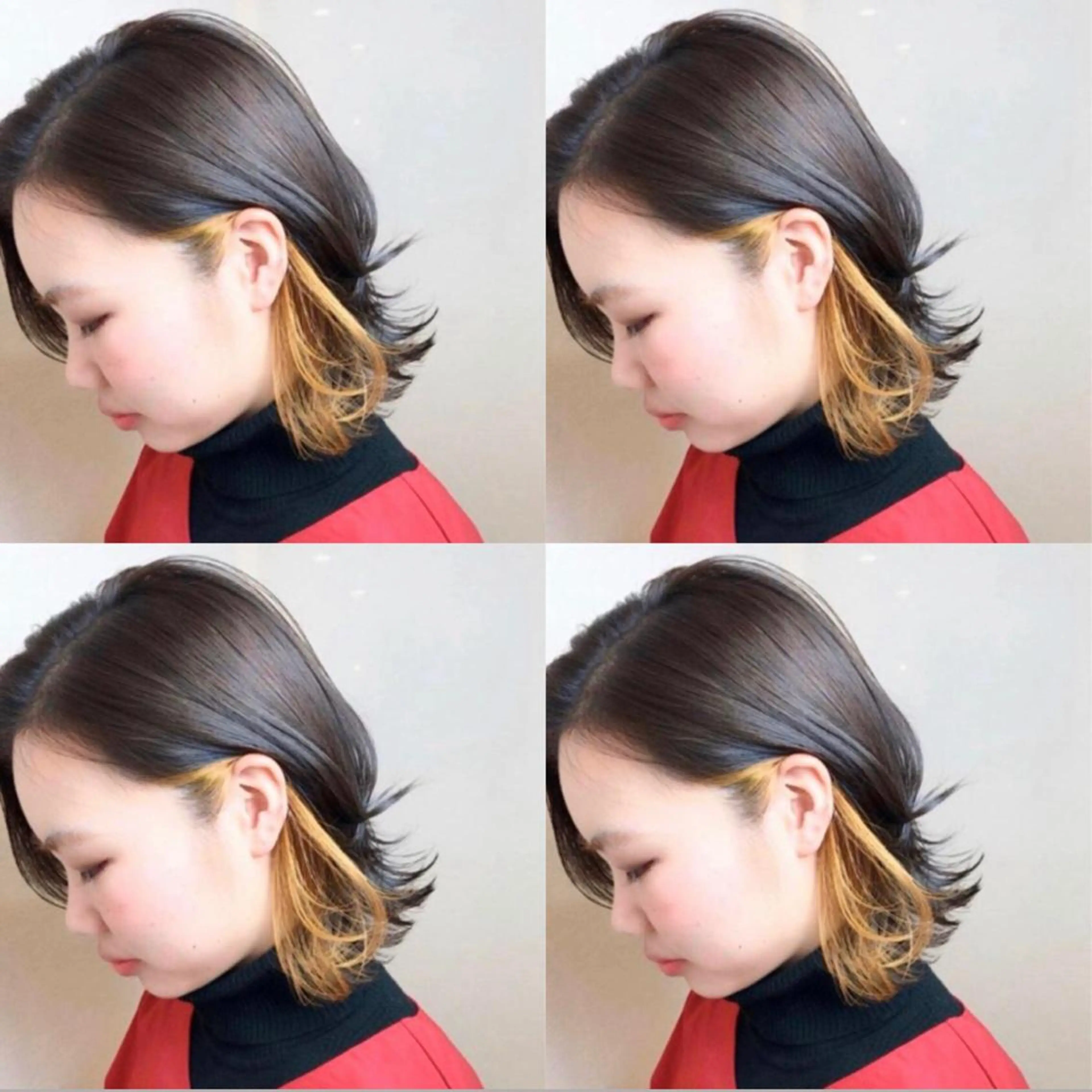 ショート カラー インナーカラー レイヤー×髪質改善 マネージャー安藤光司のヘアスタイル