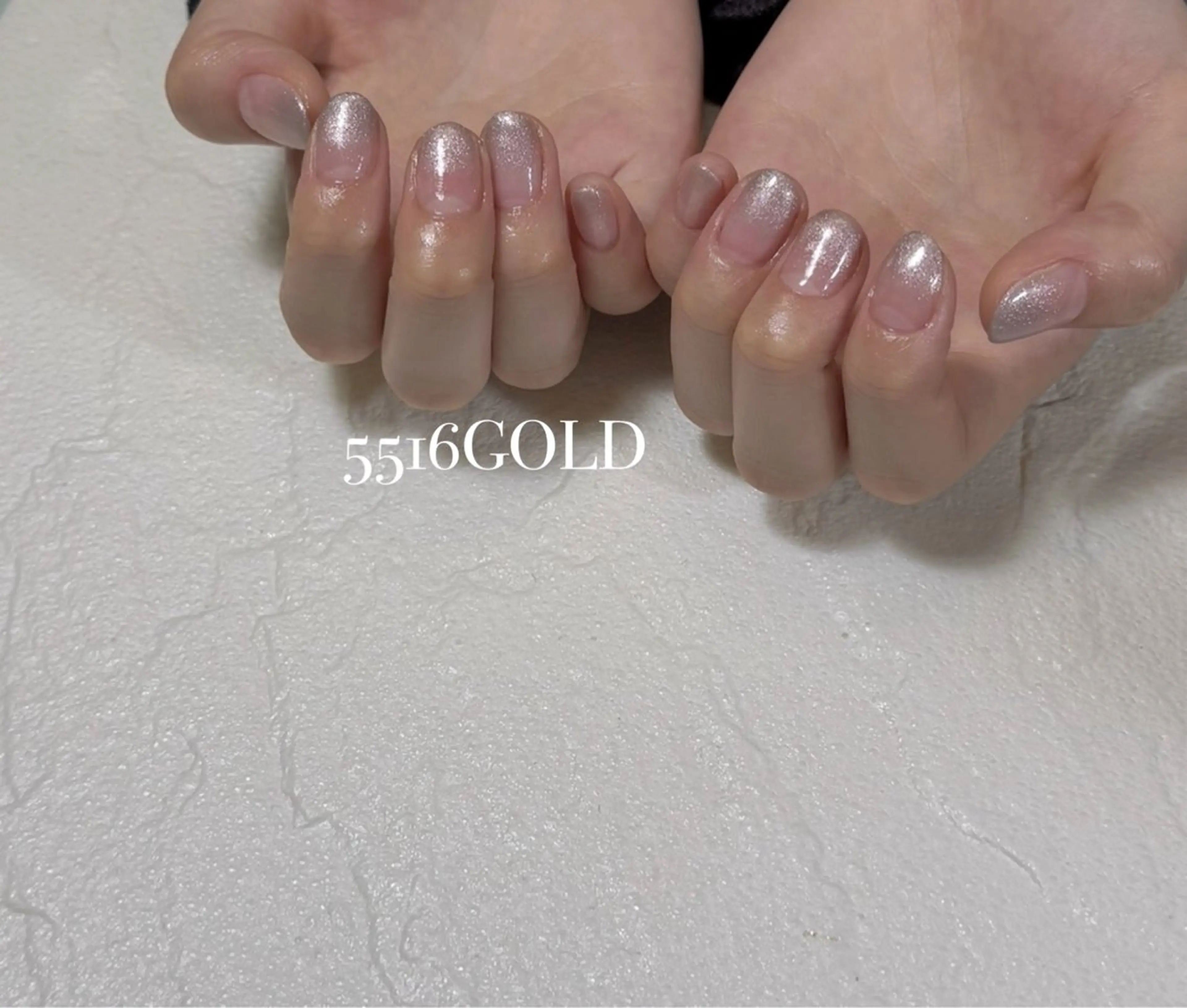 ネイル ラメ(グリッター) ラメグラデーション 💎5516 MACHIKOのネイルデザイン