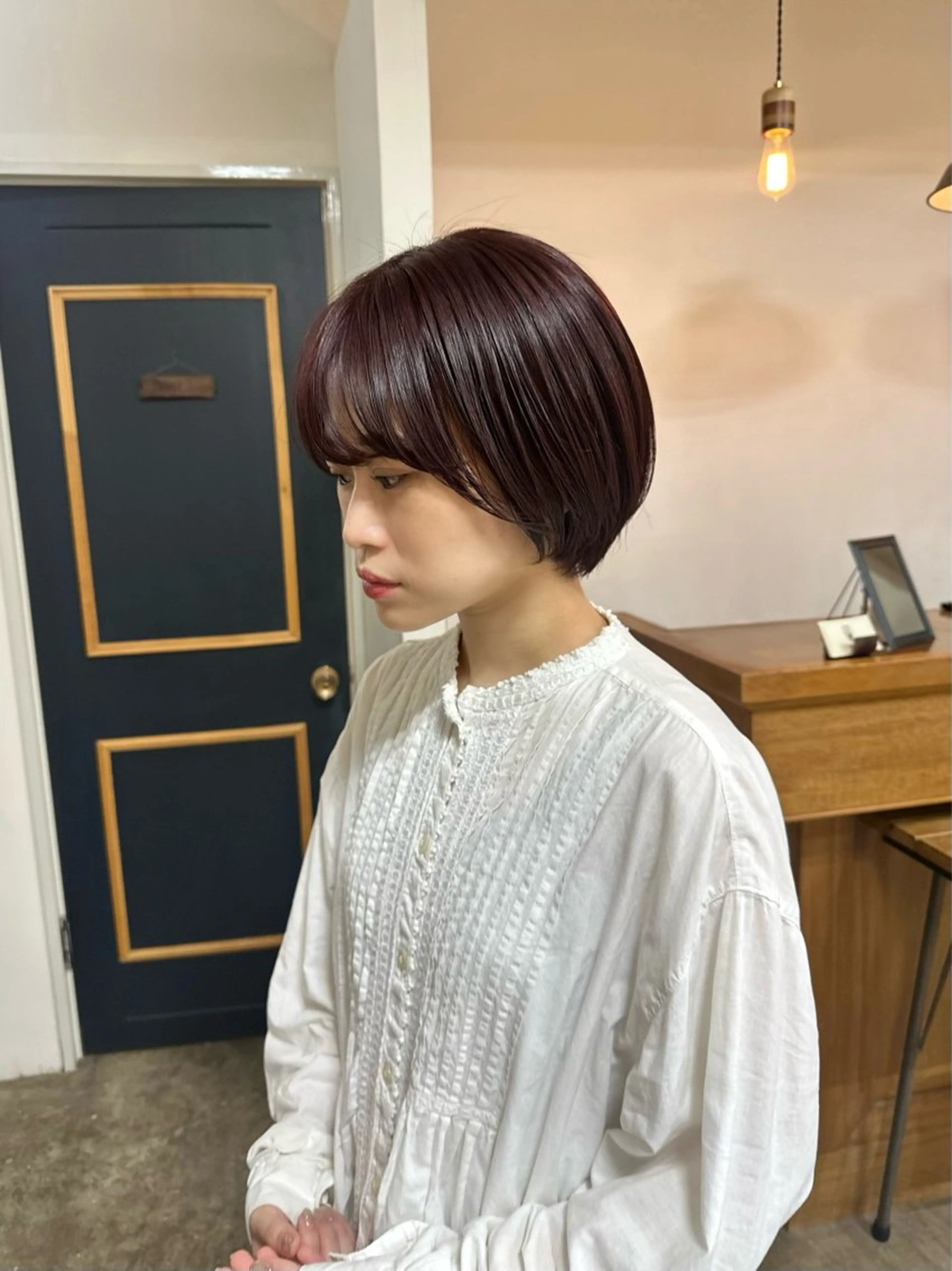 ショート ヘアカラー トリートメント NAGISA 🎀透明感カラー🎀のヘアスタイル