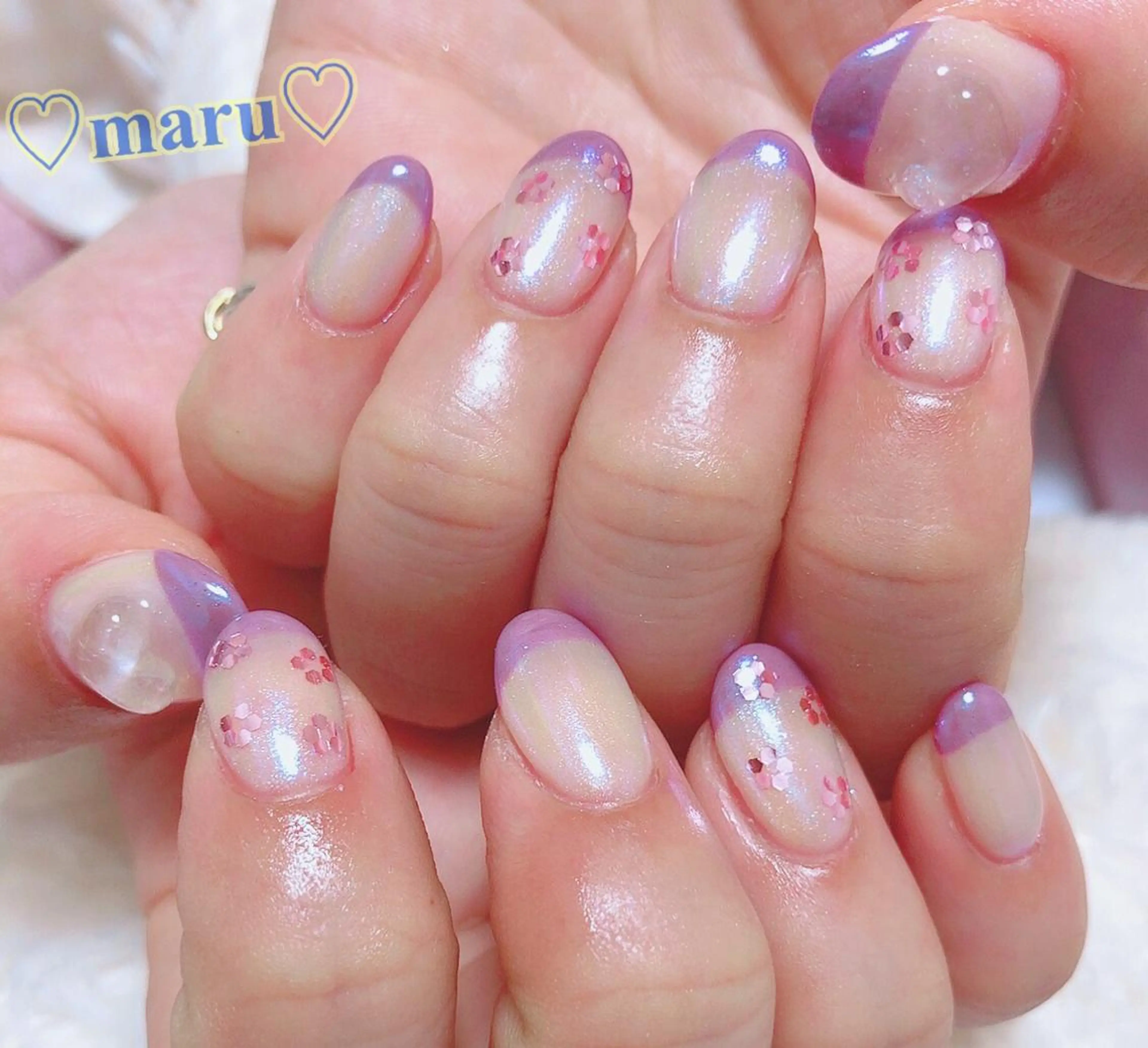 ネイル ハンドネイル フットネイル まるみ ♡のネイルデザイン