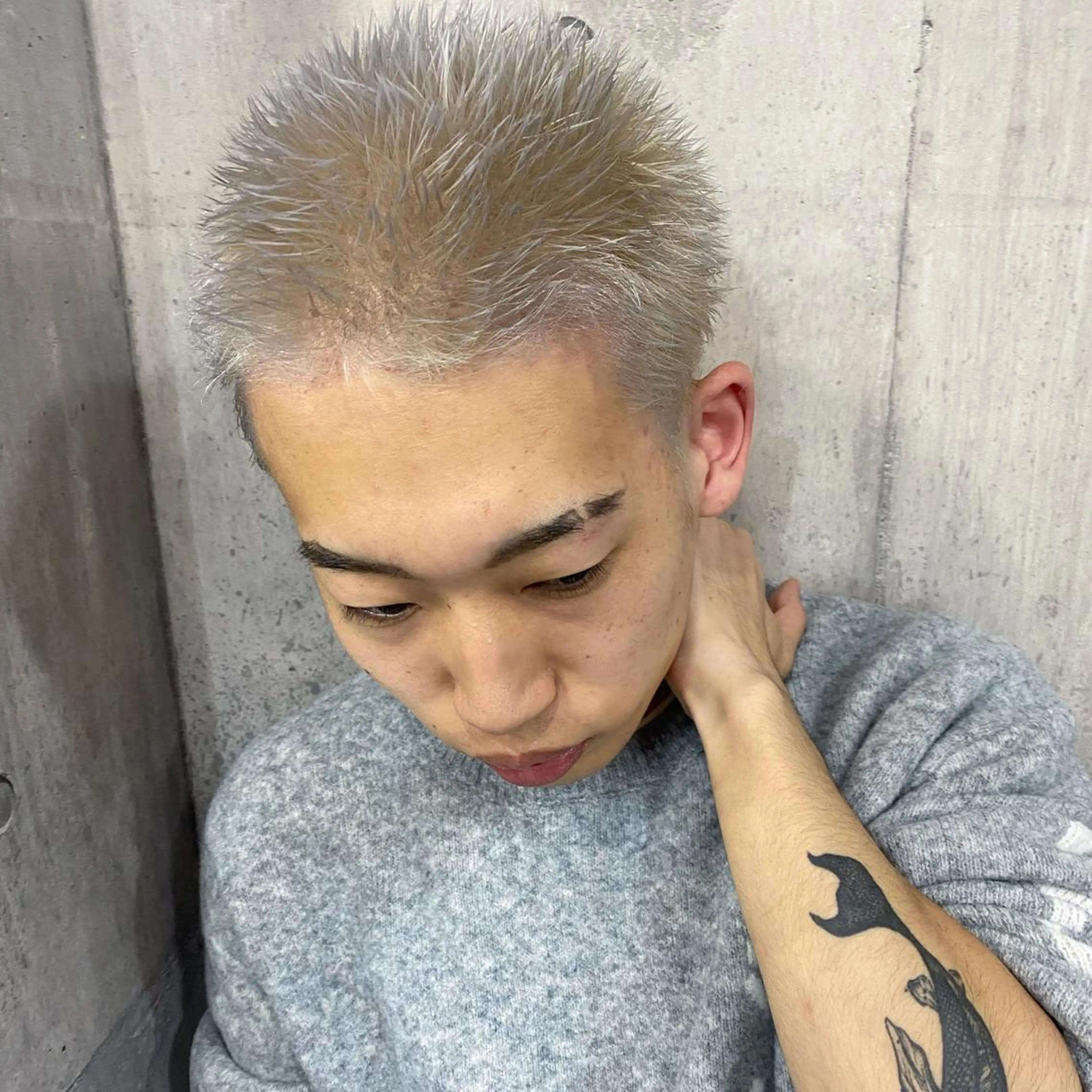 ショート カラー メンズ SHURI❤️‍🔥 中/韓mix ♡のヘアスタイル