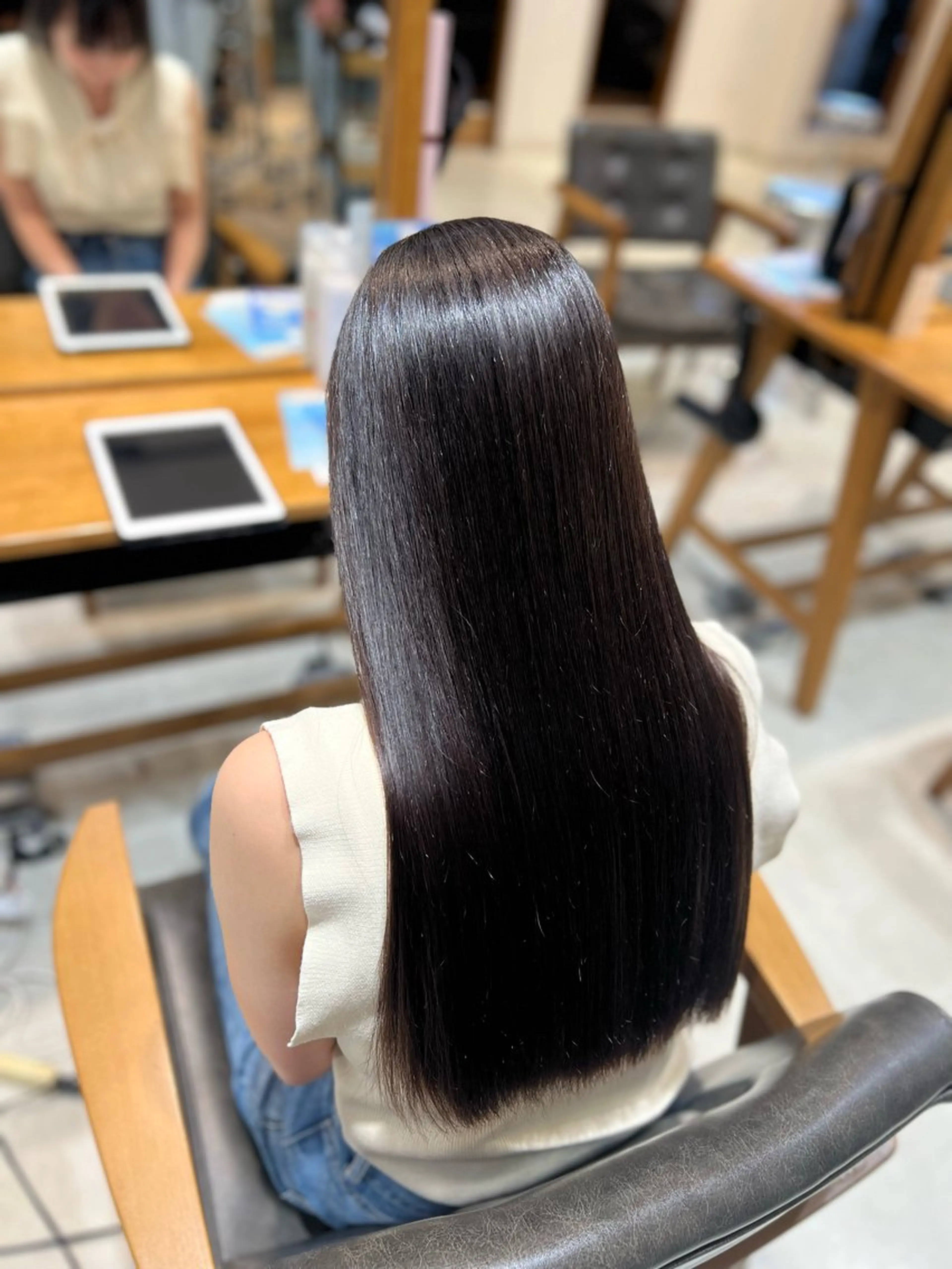 ロング 縮毛矯正 i.blue所属・似合わせカット/ ヘアメイク/naruのヘアスタイル