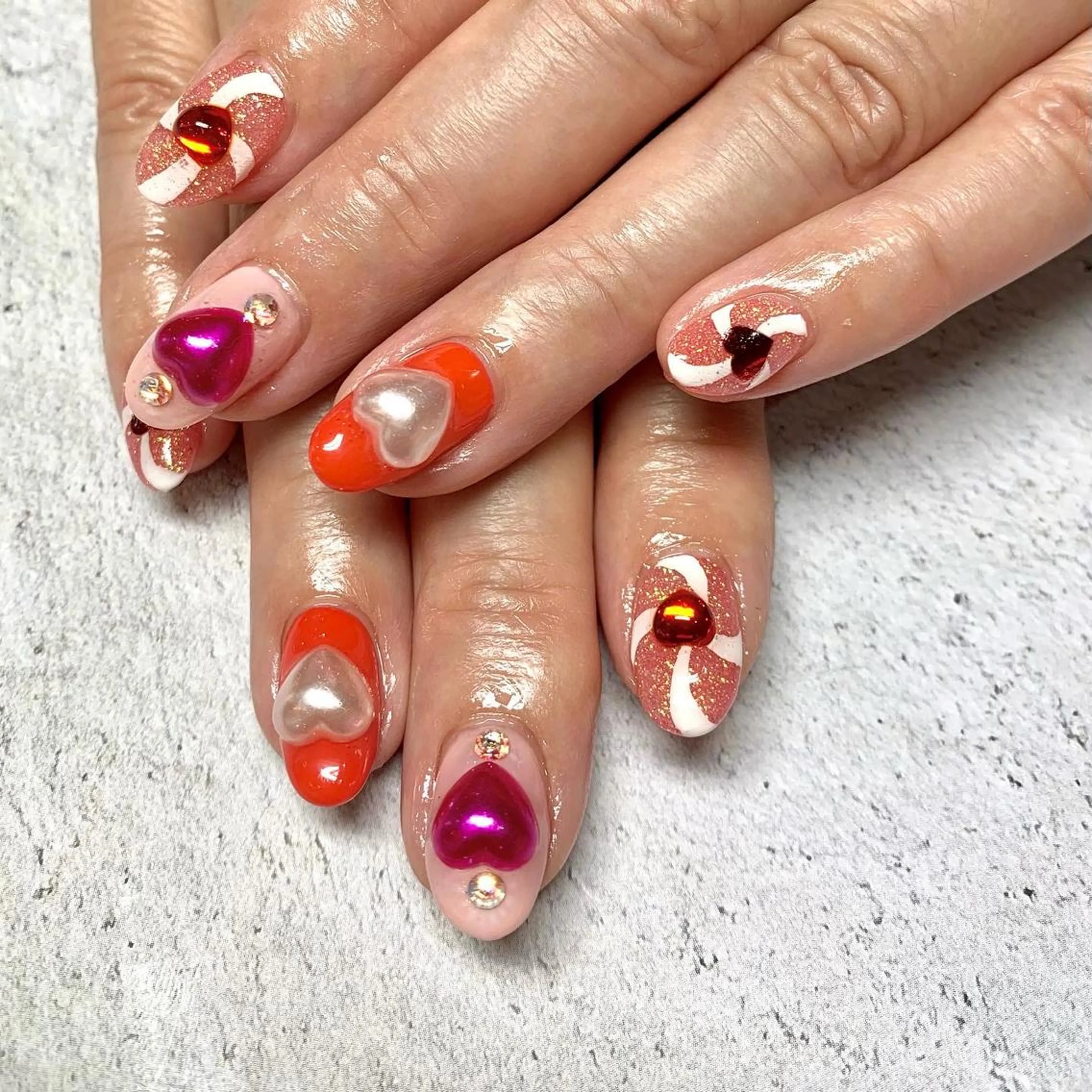 ネイル ハンドネイル nail atelier  new moon所属・森 貴子のネイルデザイン