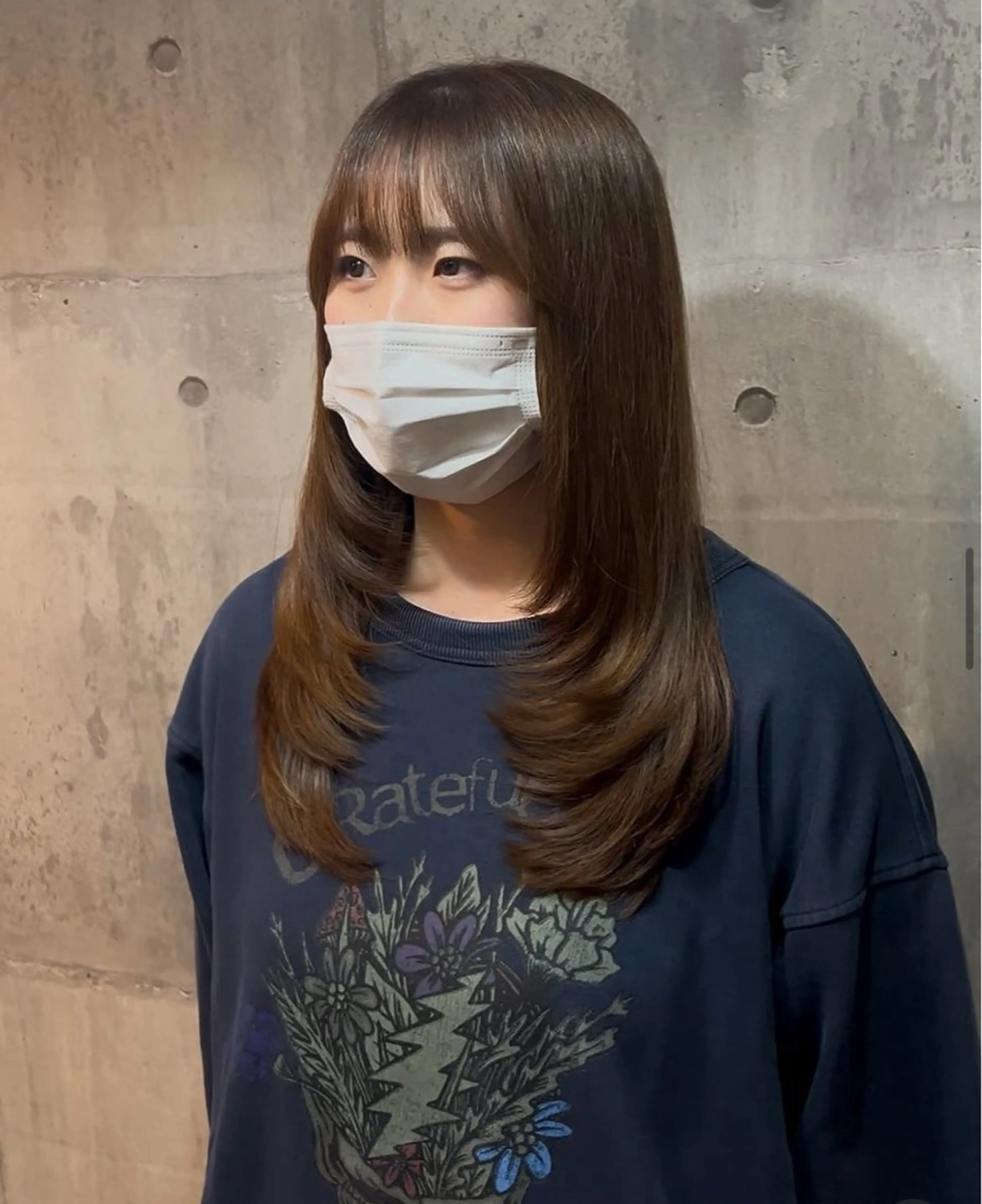 ロング カラー レイヤーカット nagi レイヤーカットのヘアスタイル