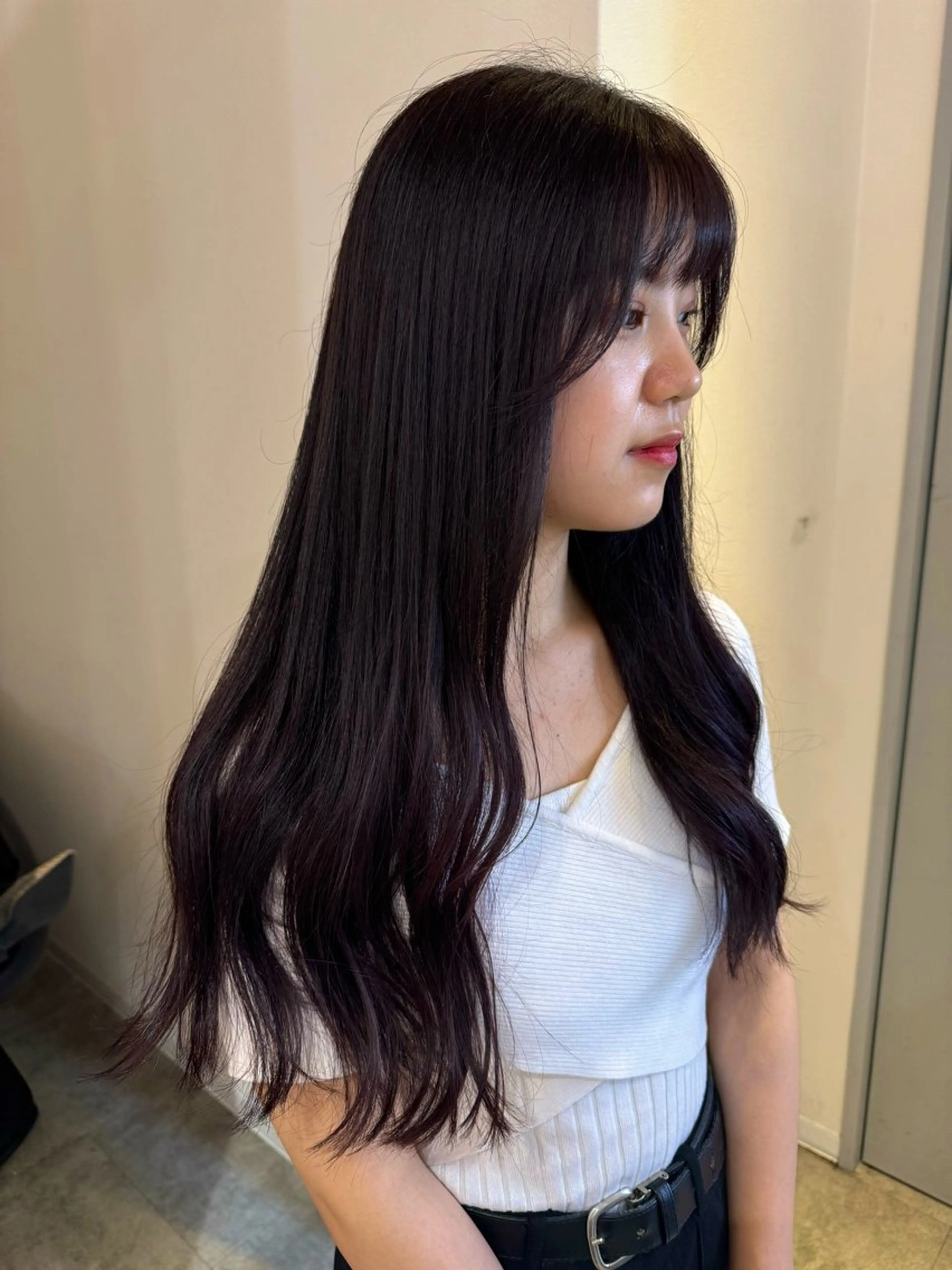 ロング カラー 赤み無し柔らかカラー 【梅田】madokaのヘアスタイル