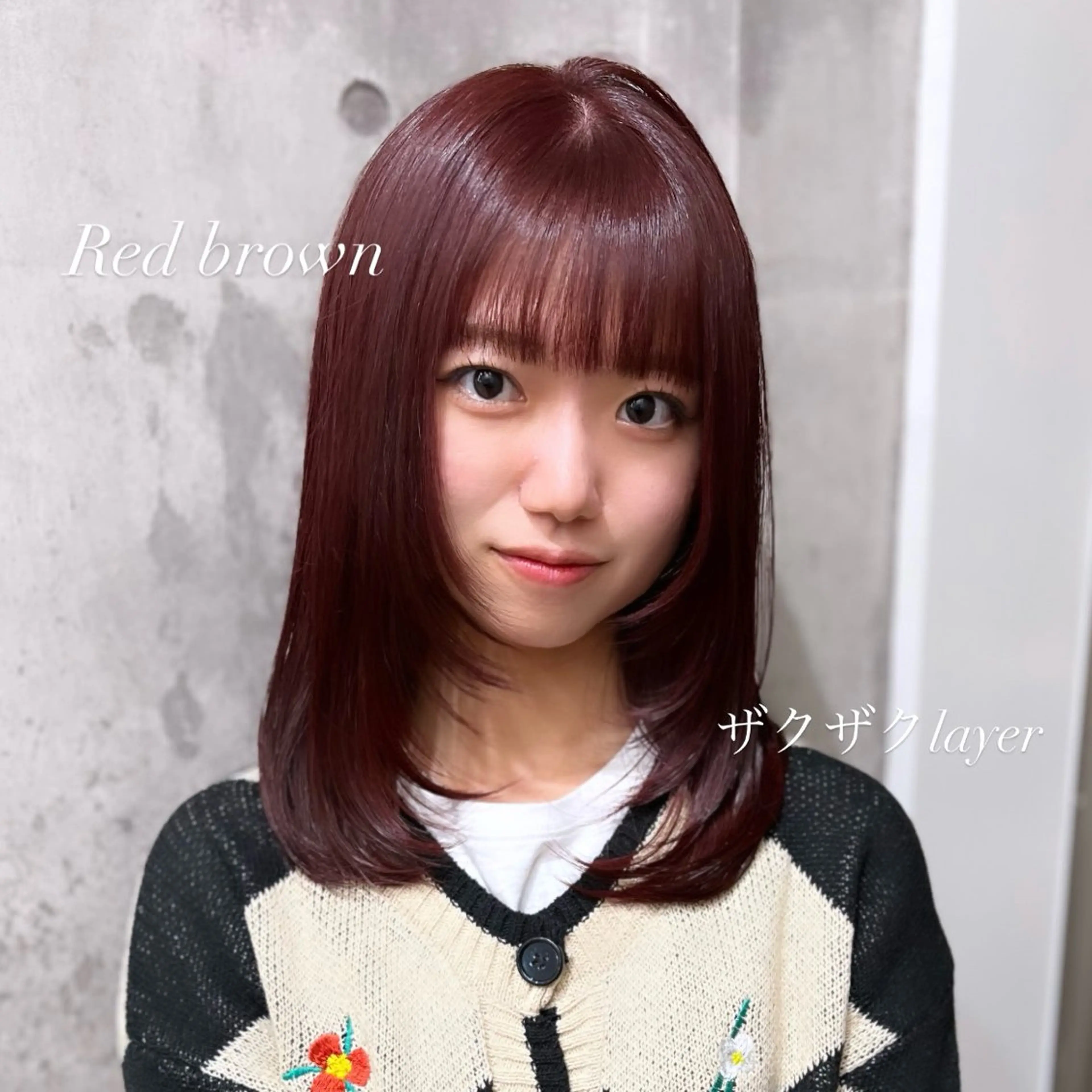 ミディアム レイヤーカット 美容室 _WHITE＋ 南海難波店【アンダーホワイトプラス】所属・✨レイヤー/透明感 /豊嶋里緒✨のヘアスタイル