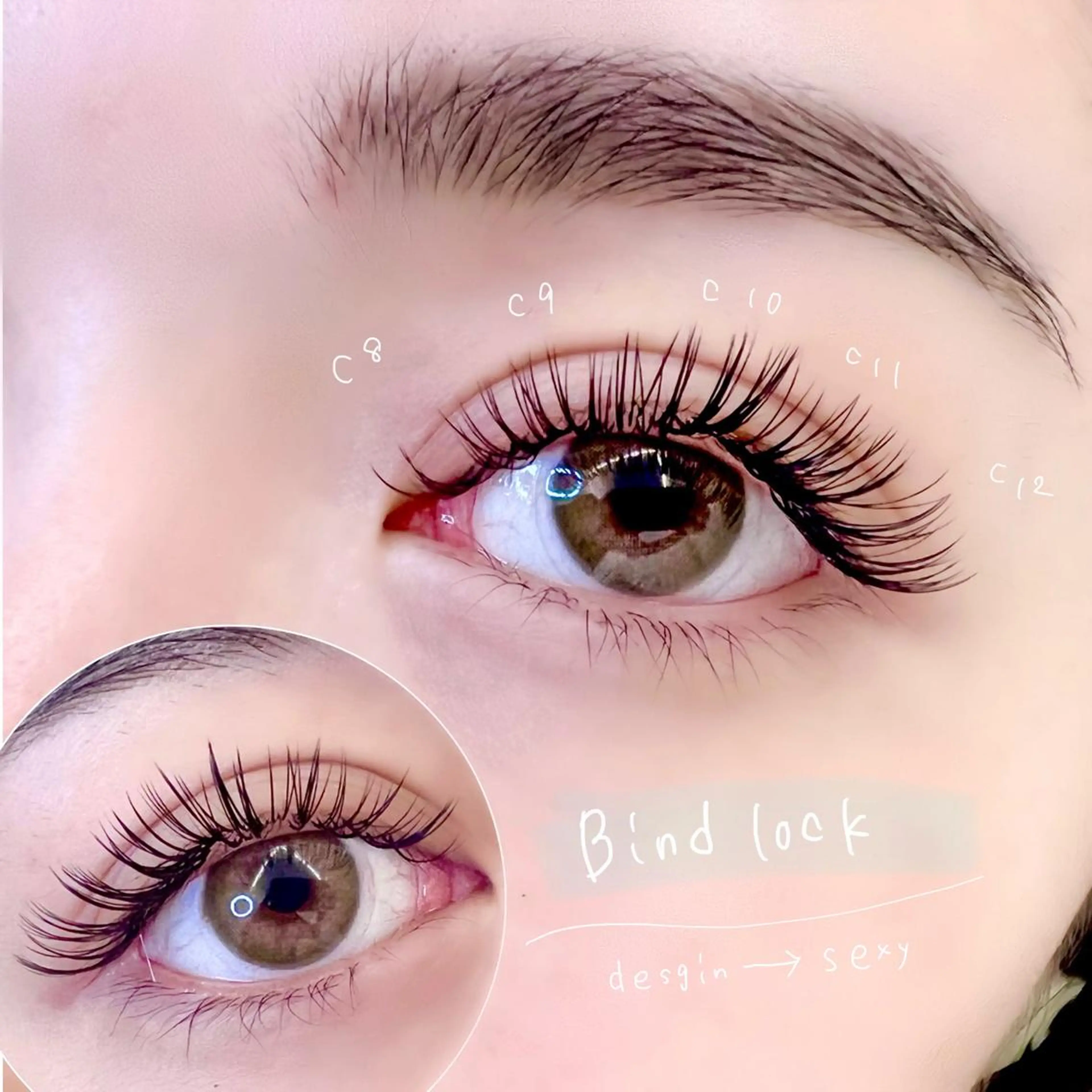 マツエク・マツパ バインドロック マツエク Largo🌿 明治神宮前／表参道のマツエク・マツパデザイン