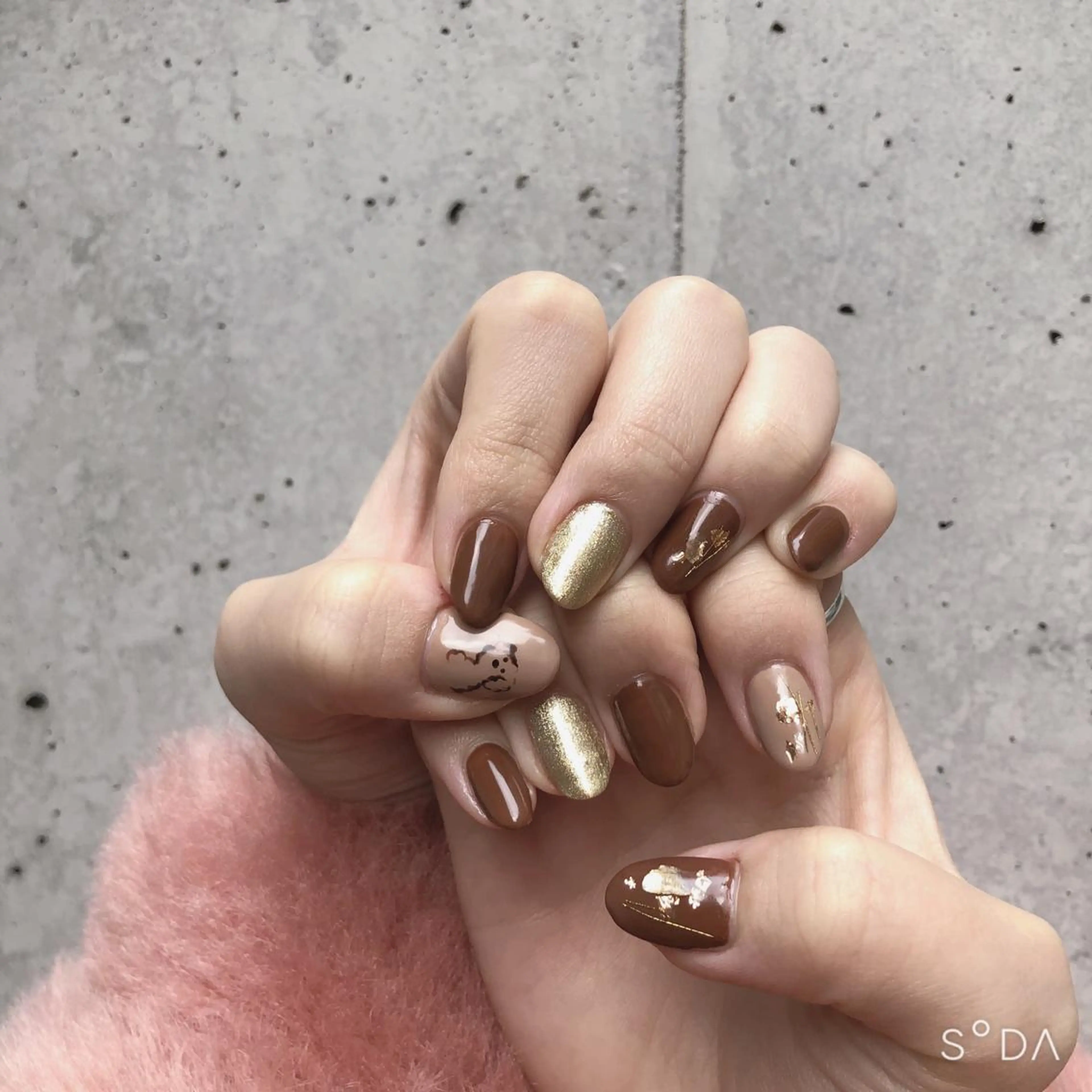 ネイル アートネイル ジェルネイル ラメ(グリッター) ニュアンスネイル You kyehwaのネイルデザイン