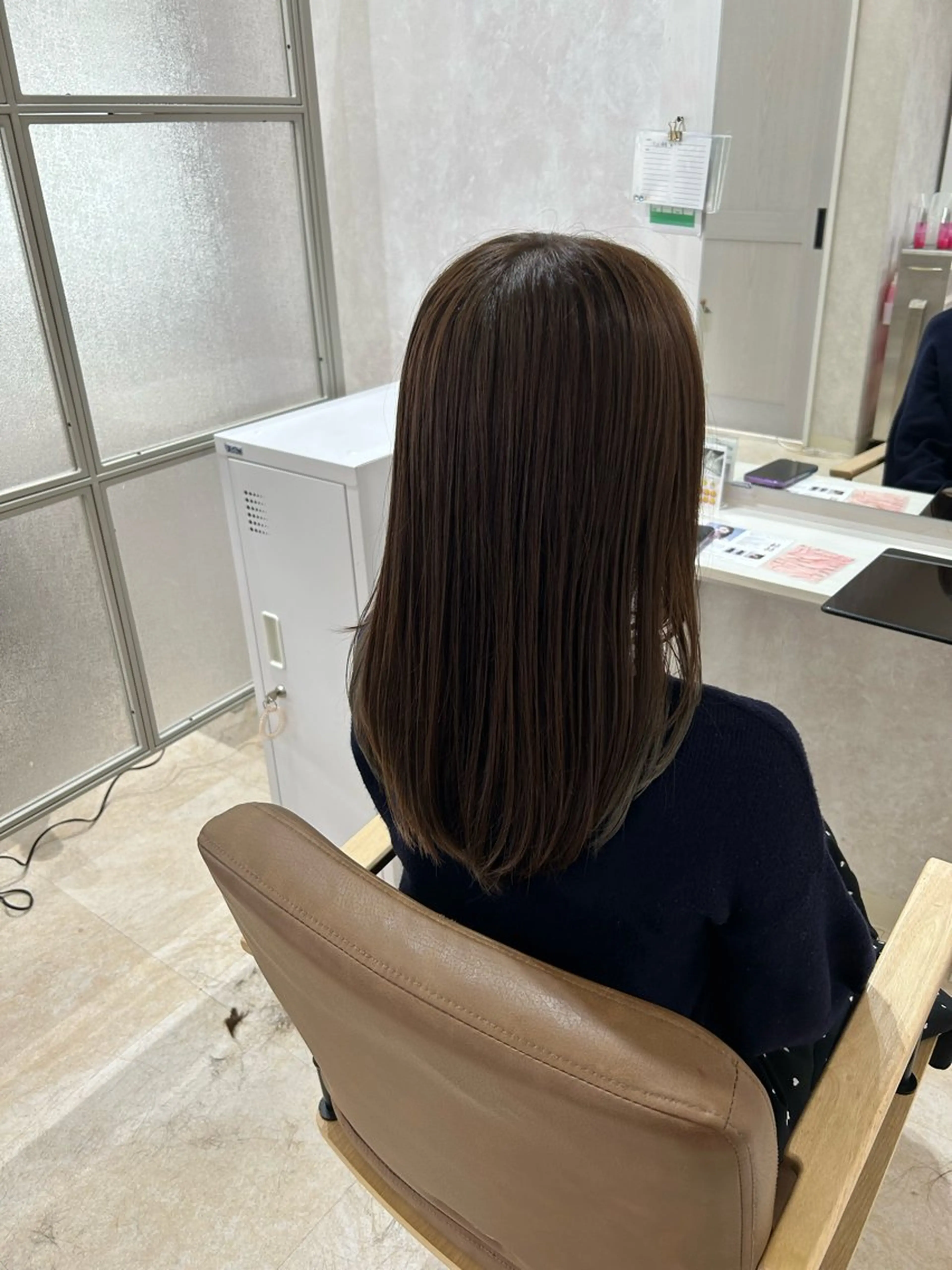 ミディアム カラー カット ヘアカラー トリートメント ヘアセット 💙まこと💙艶 カラー(Rico)のヘアスタイル