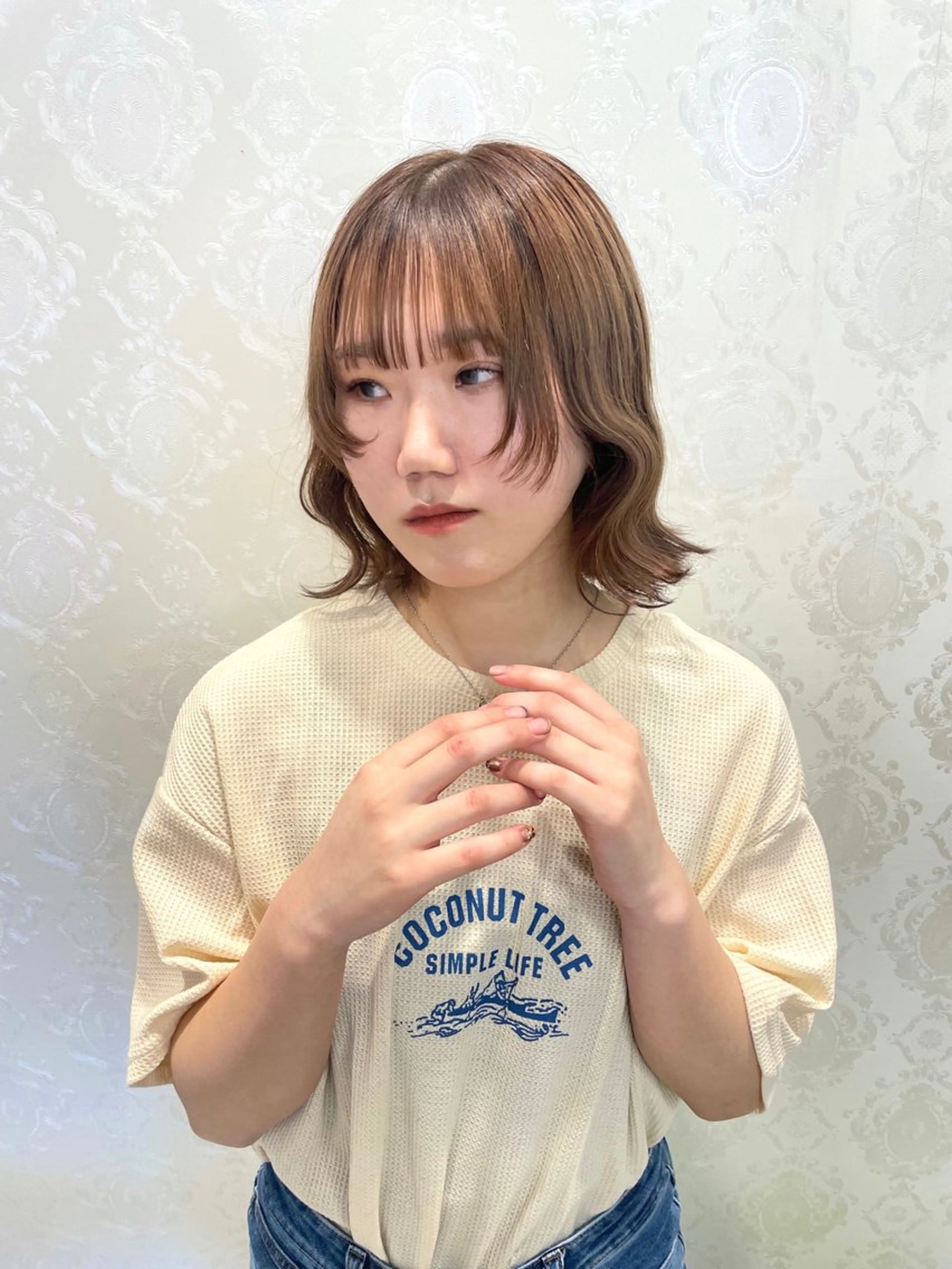 ヘアアレンジ 盛れる韓国ヘア🩰/ 透明感カラー/華のヘアスタイル