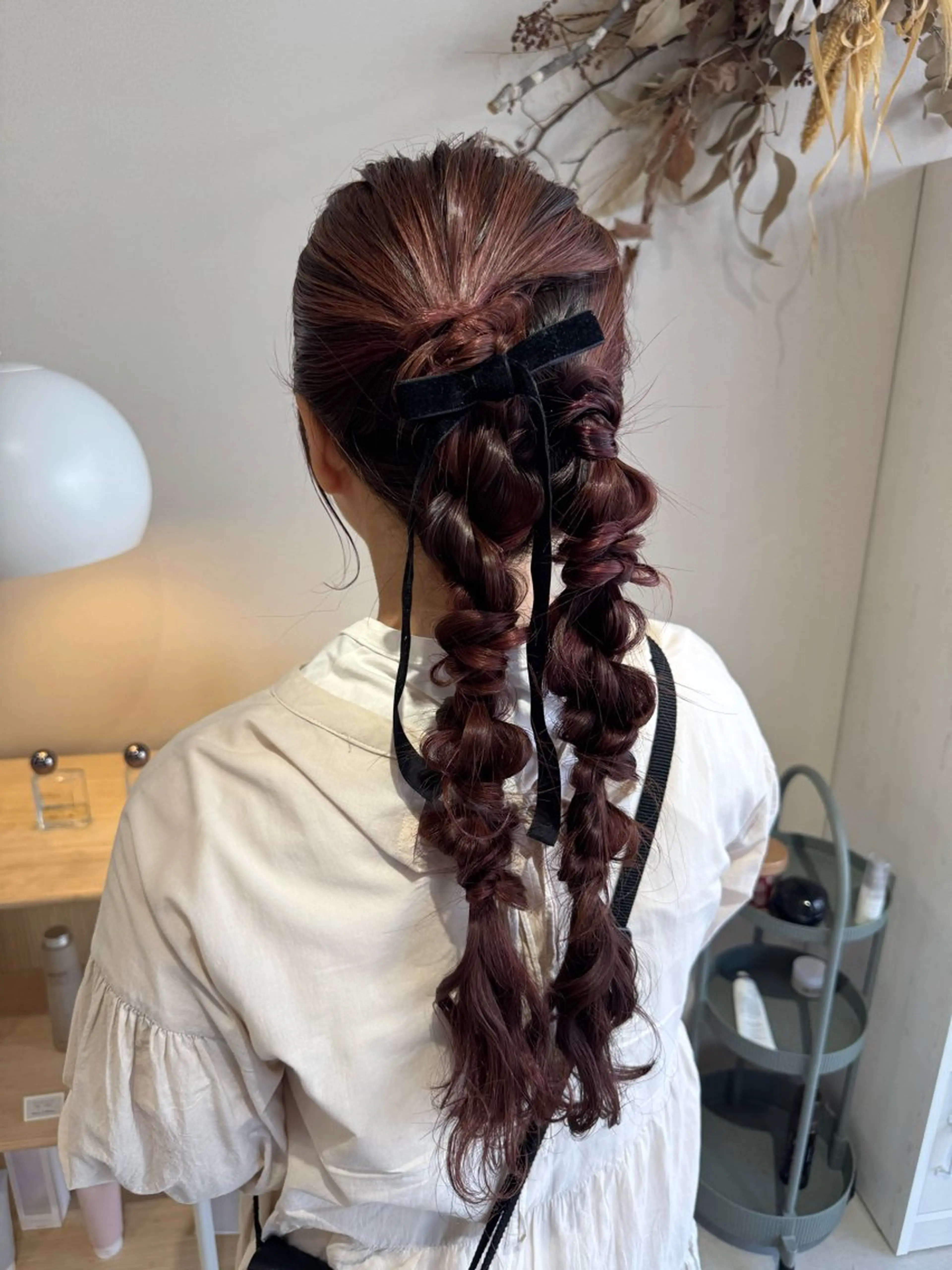 ヘアセットの写真