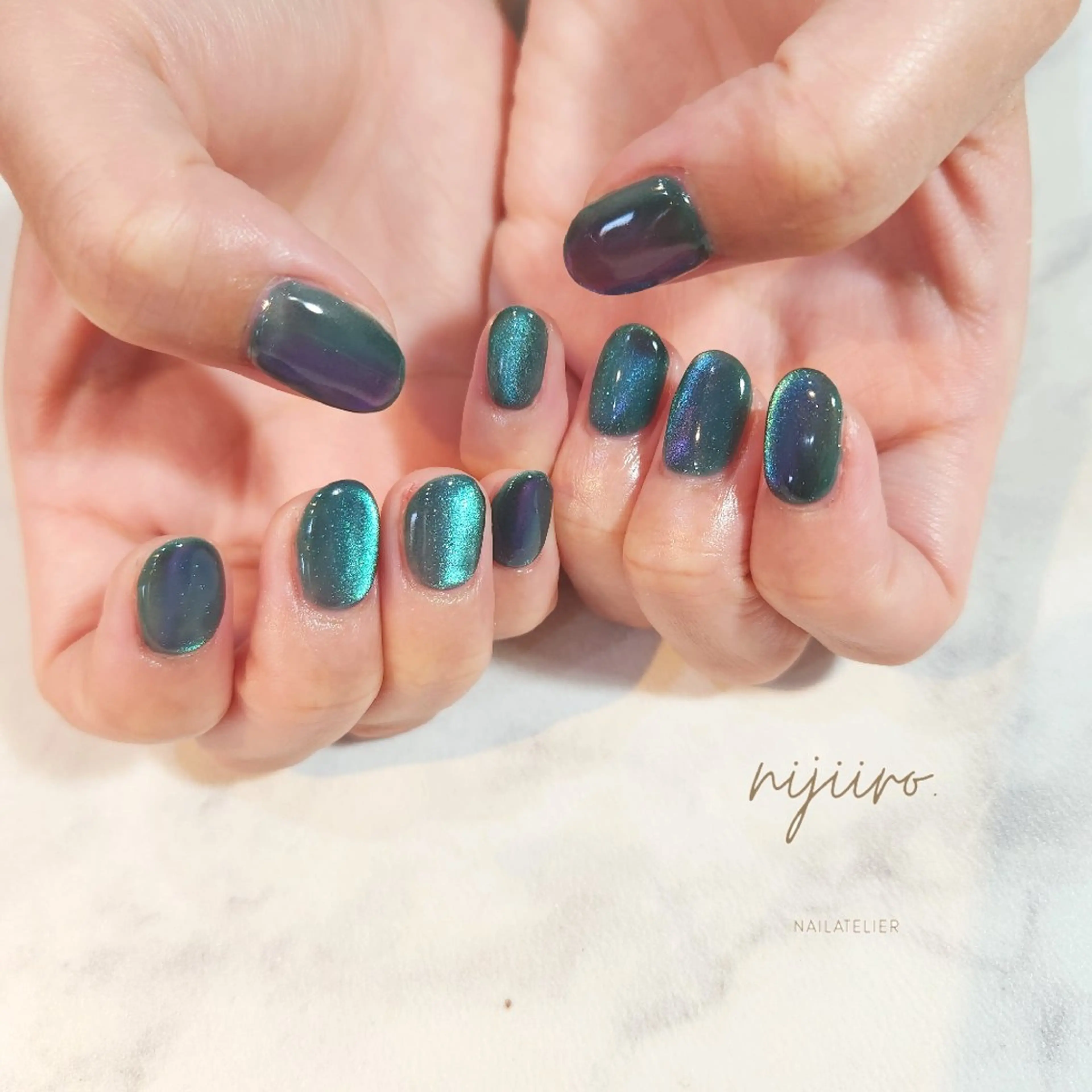 ネイル ハンドネイル nailatelier nijiiro.所属・nijiiro🌈 サトウのネイルデザイン