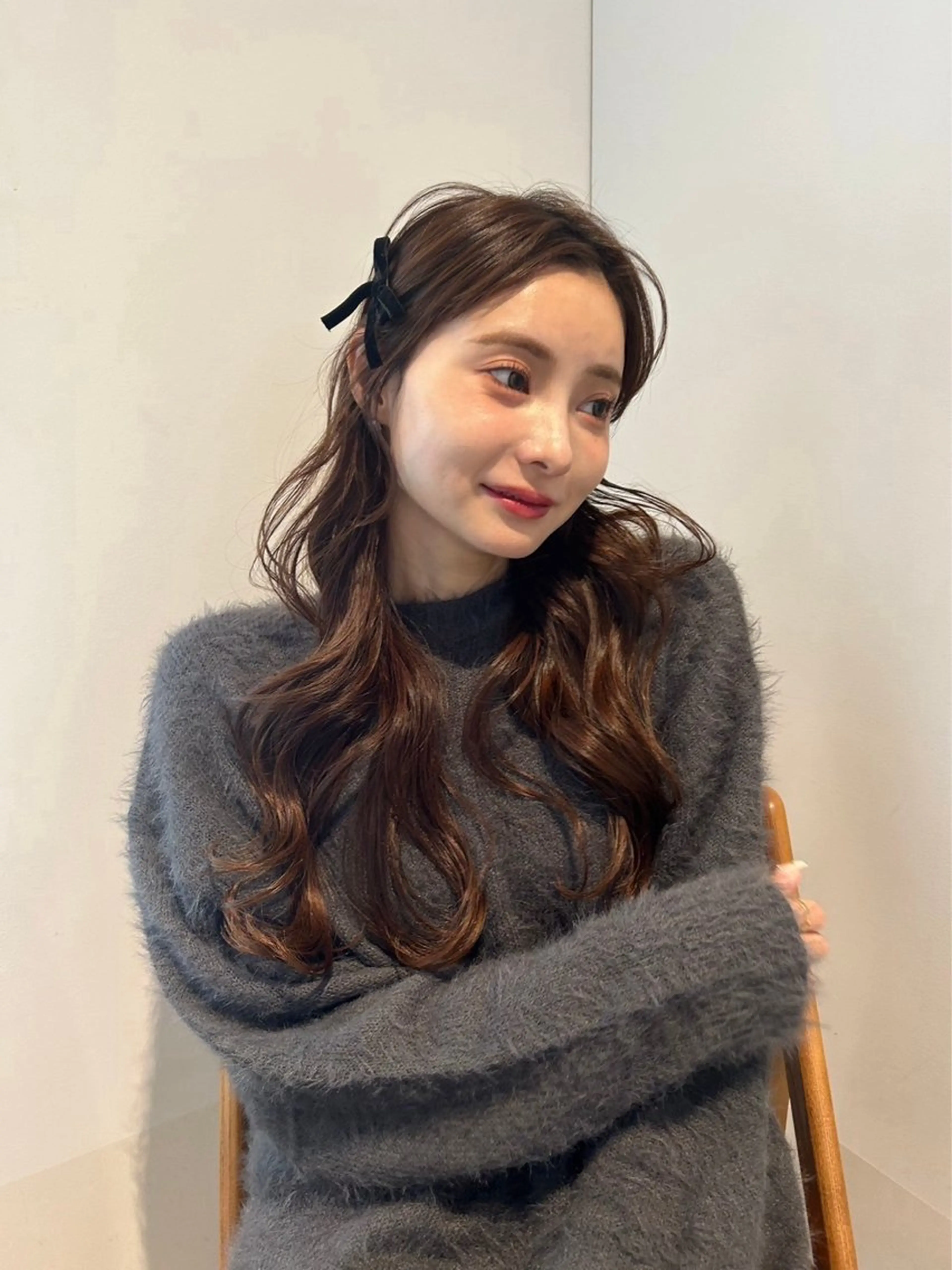 ロング カラー ヘアアレンジ tastydoor/ 宮﨑衣知花のヘアスタイル