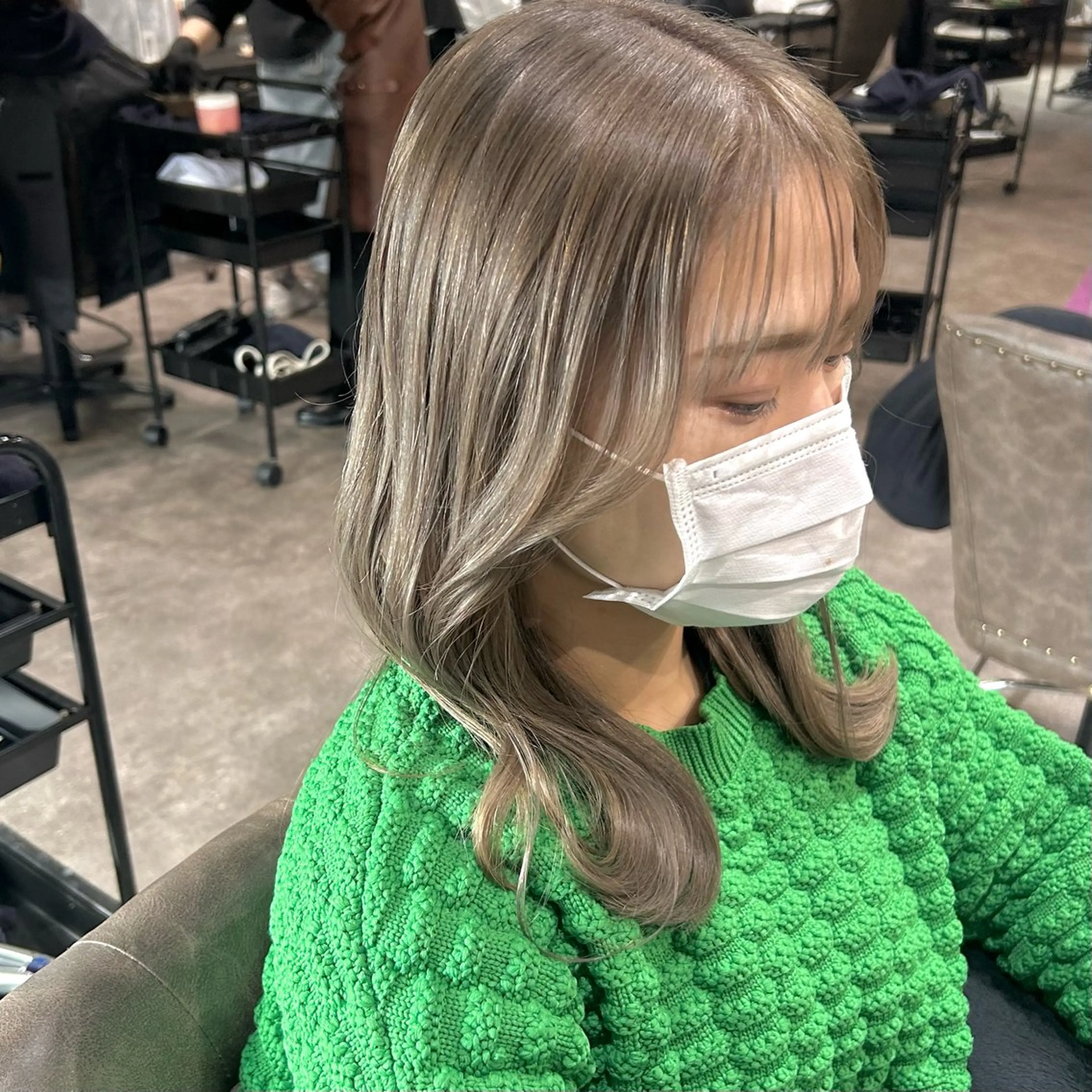 ミディアム カラー kaho/ 透明感カラー🫧のヘアスタイル