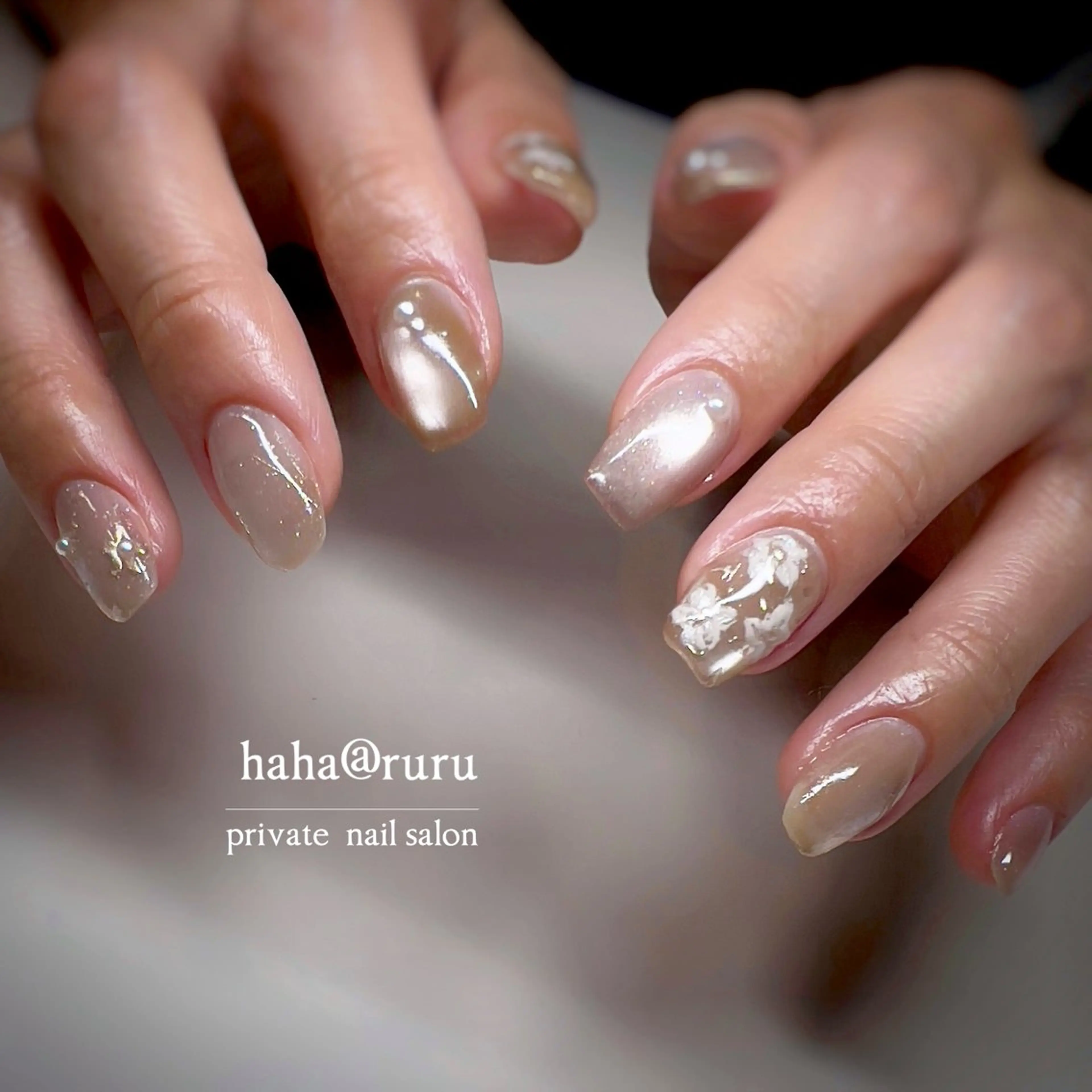 ネイル ハンドネイル haha@ ruruのネイルデザイン