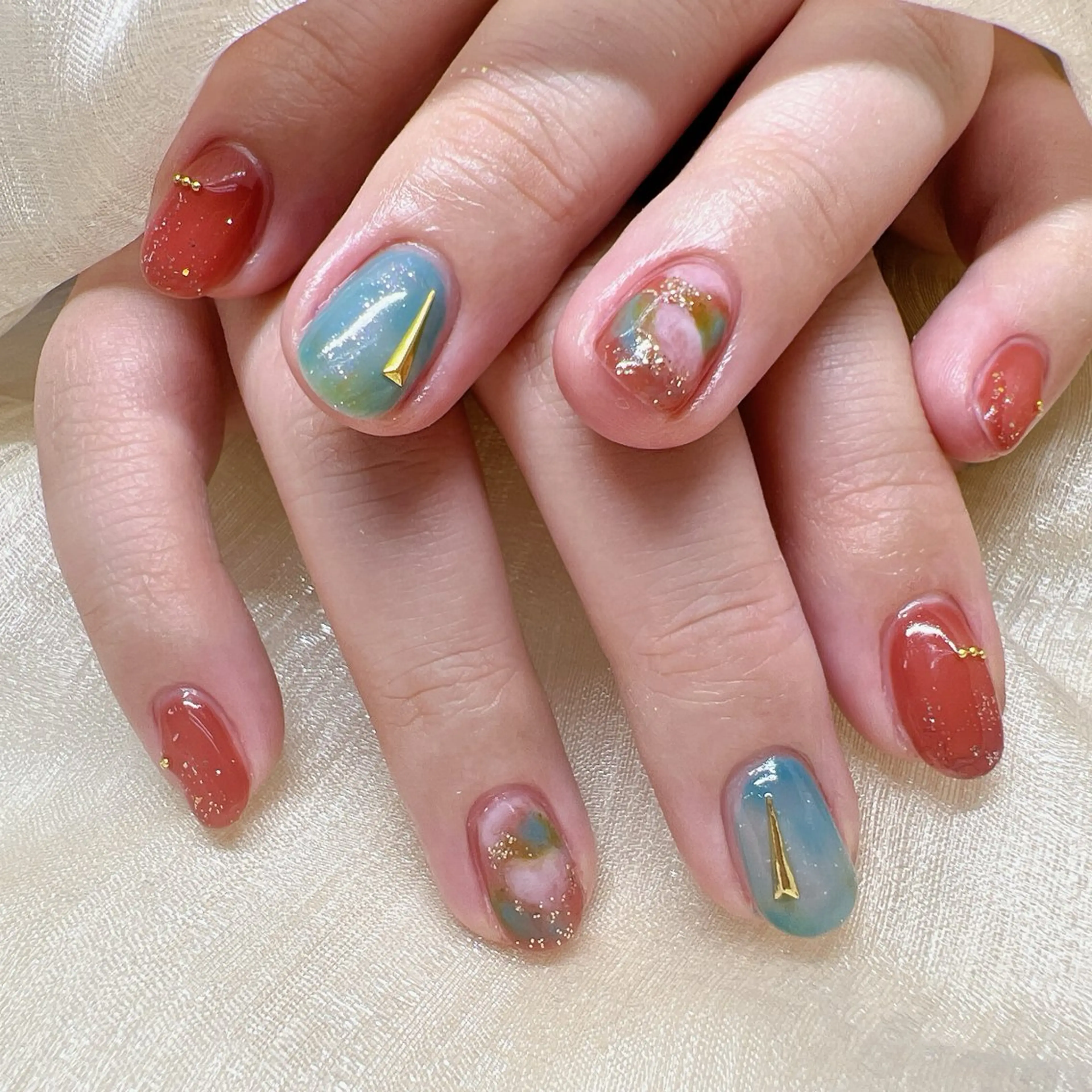 ネイル ハンドネイル ハンドケア (∩_∩)ミモネイル /eyelashのネイルデザイン