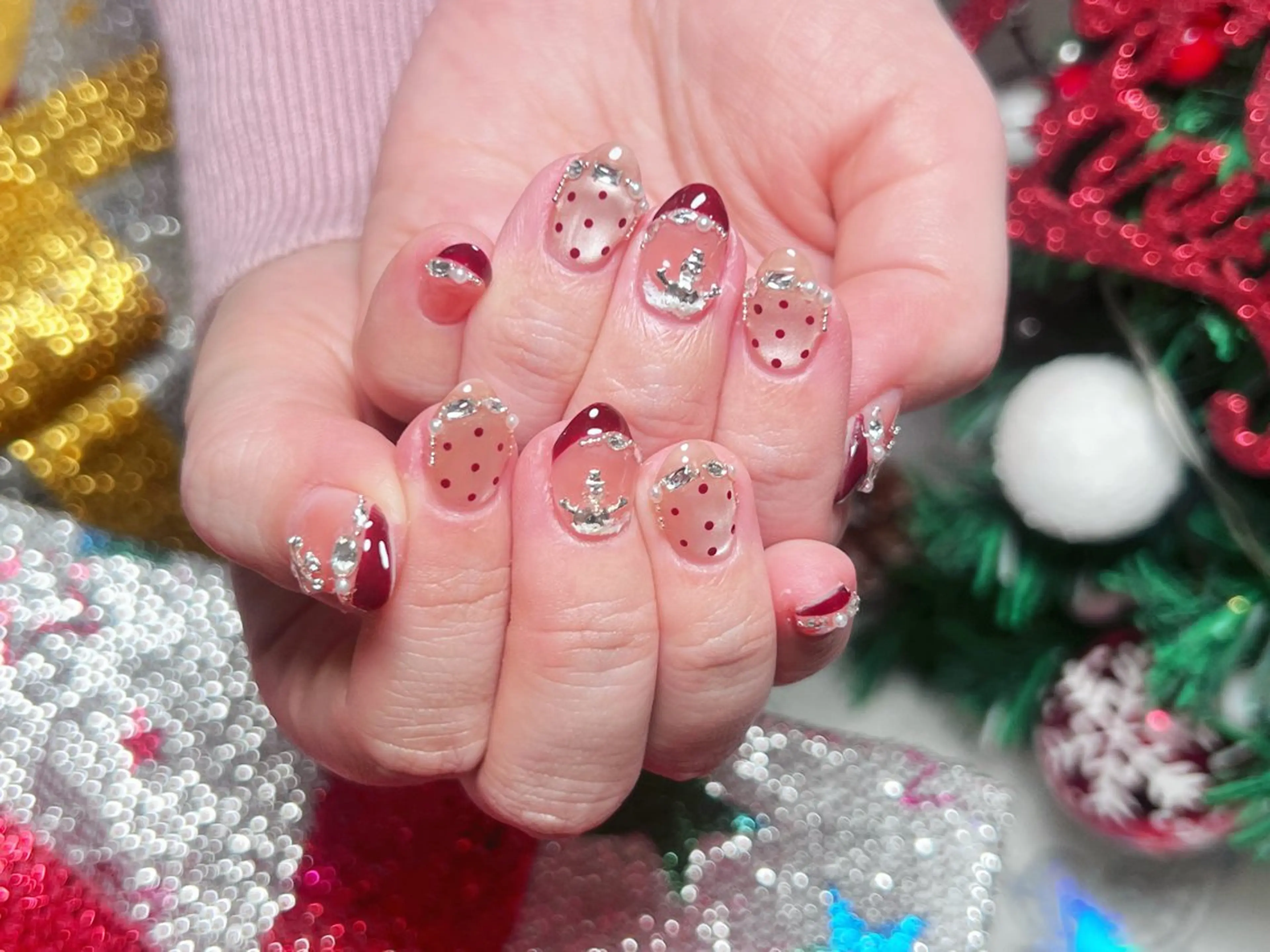 ネイル 成人式 ロングネイル マグネットネイル 持ち込み ワンカラーネイル ハンドネイル Painty所属・Painty nailのネイルデザイン