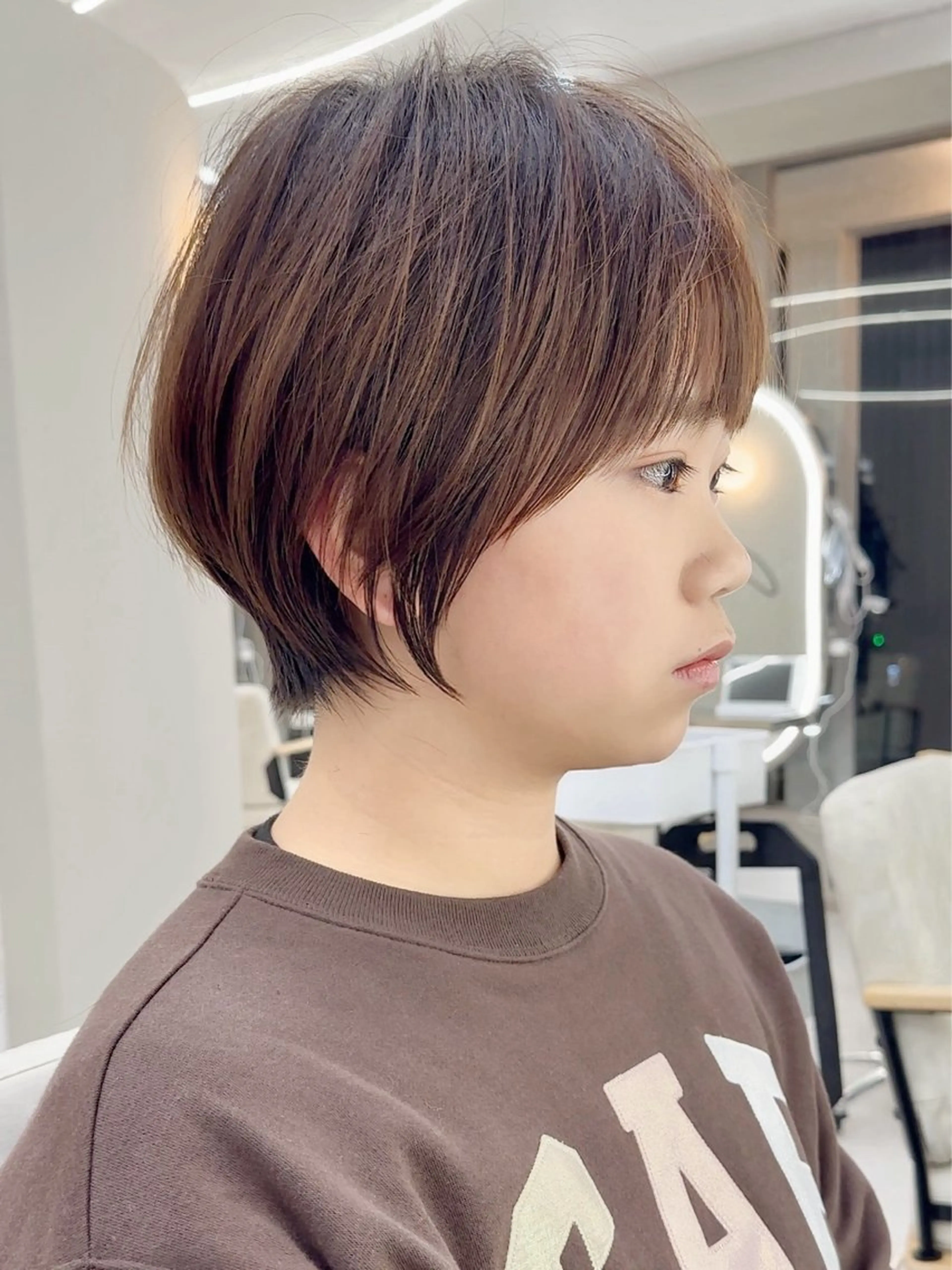 ショート カラー i.+sapporo所属・ショート/レイヤー /札幌/小山内のヘアスタイル