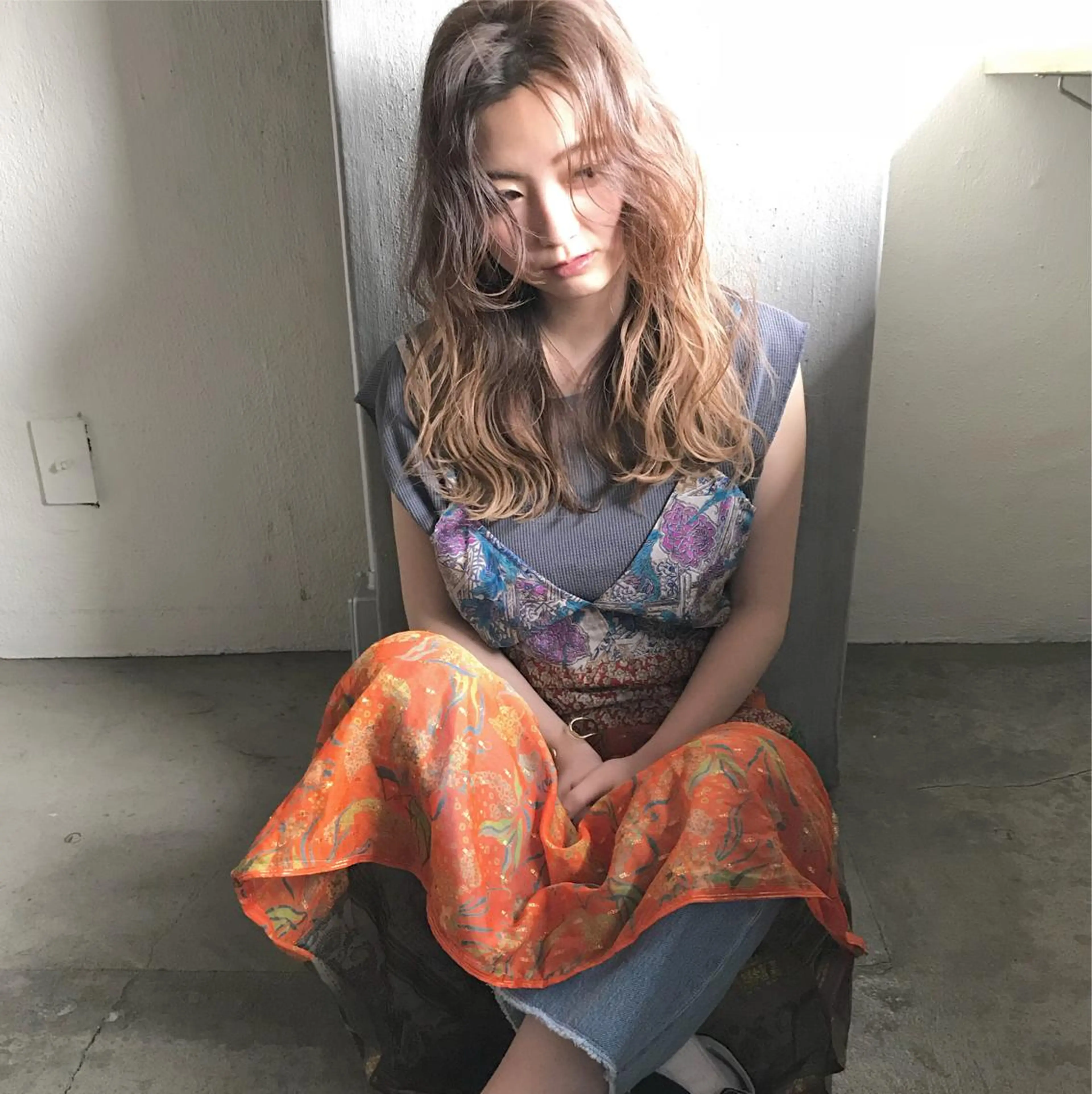 ロング カラー 下北沢 soiのヘアスタイル