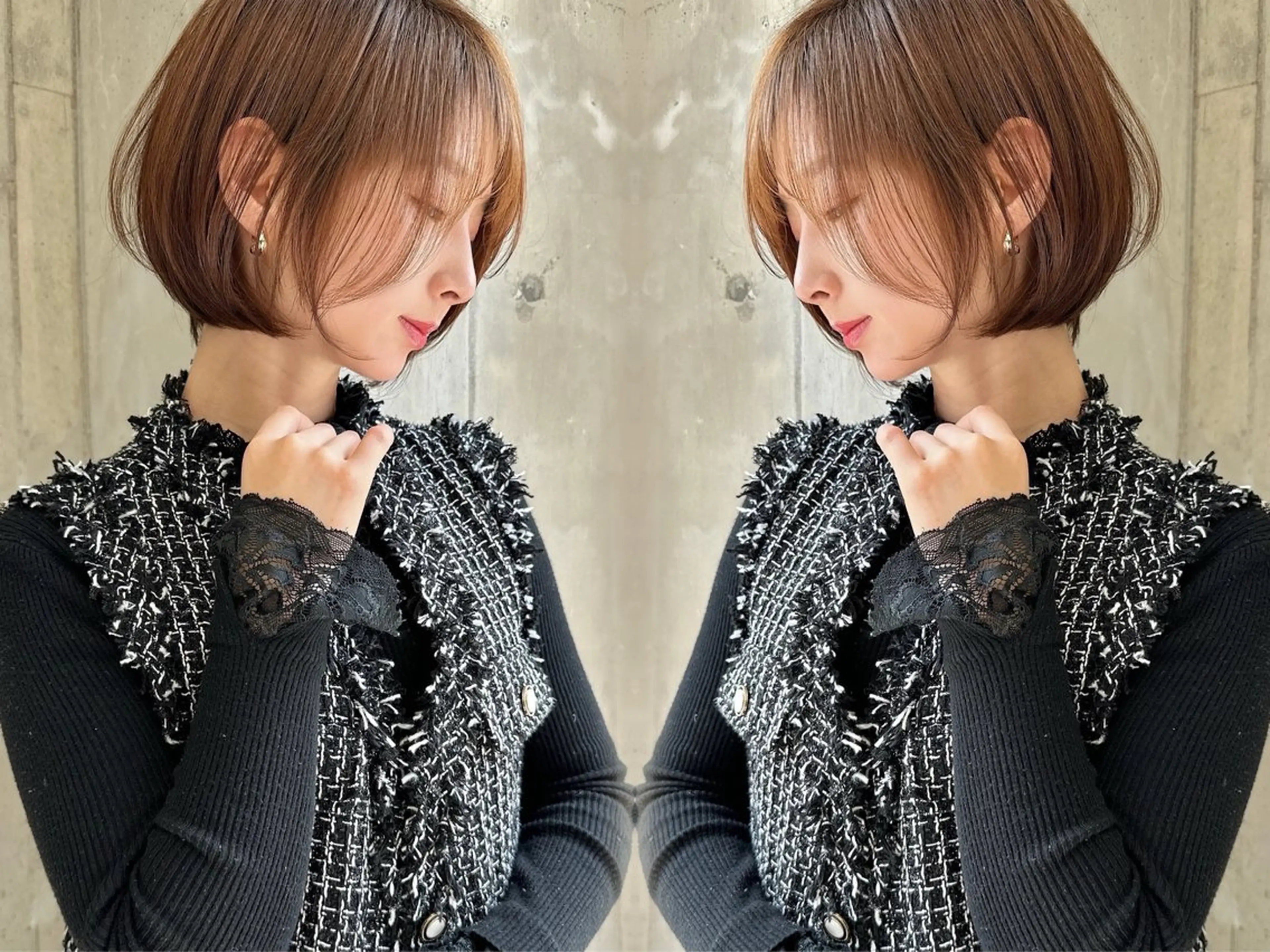 ✨ご新規様限定✨【似合わせカット+似合わせカラー+3step髪質改善トリートメント】の写真