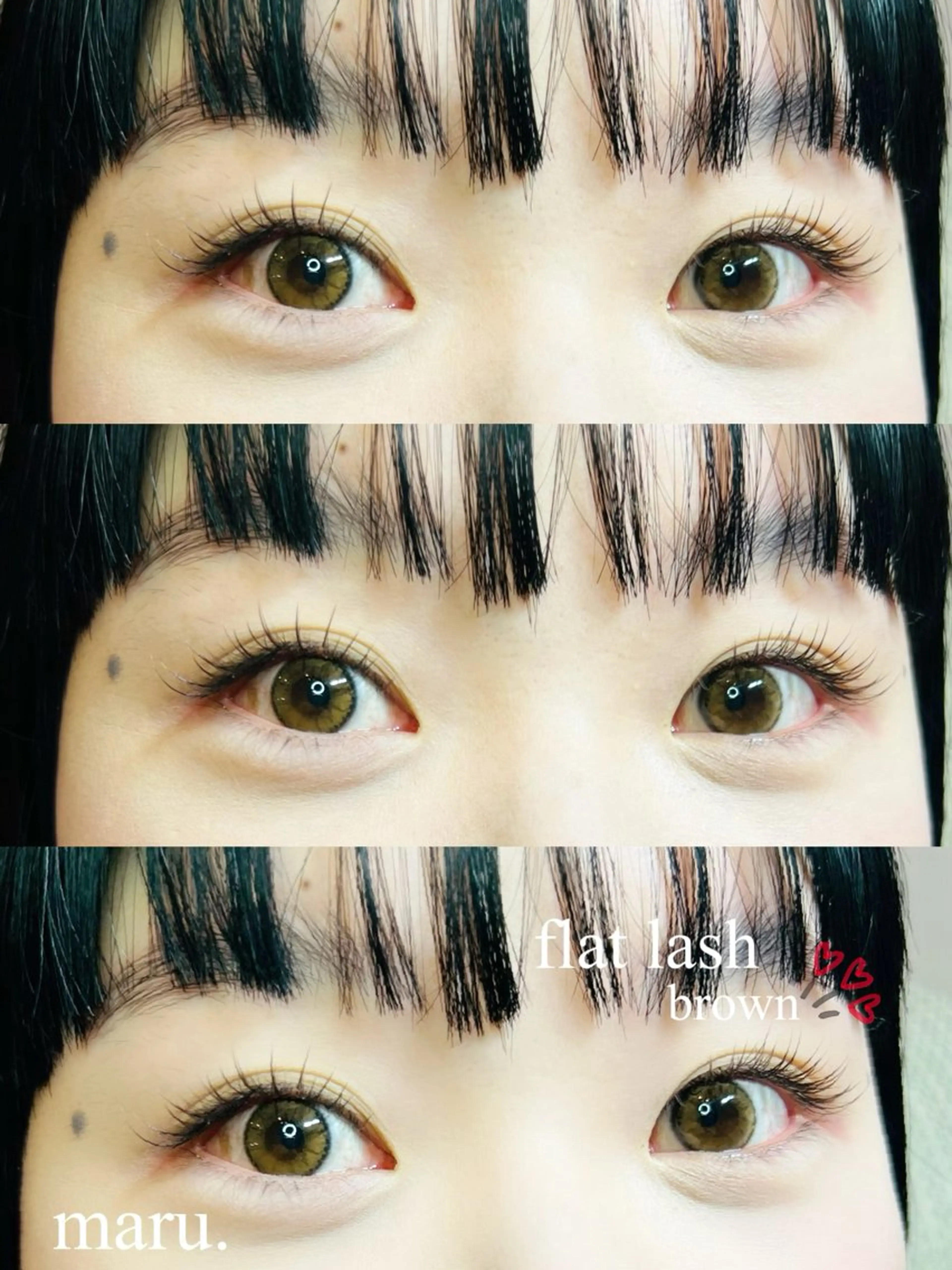 マツエク・マツパ maru.所属・maru. maiのマツエク・マツパデザイン