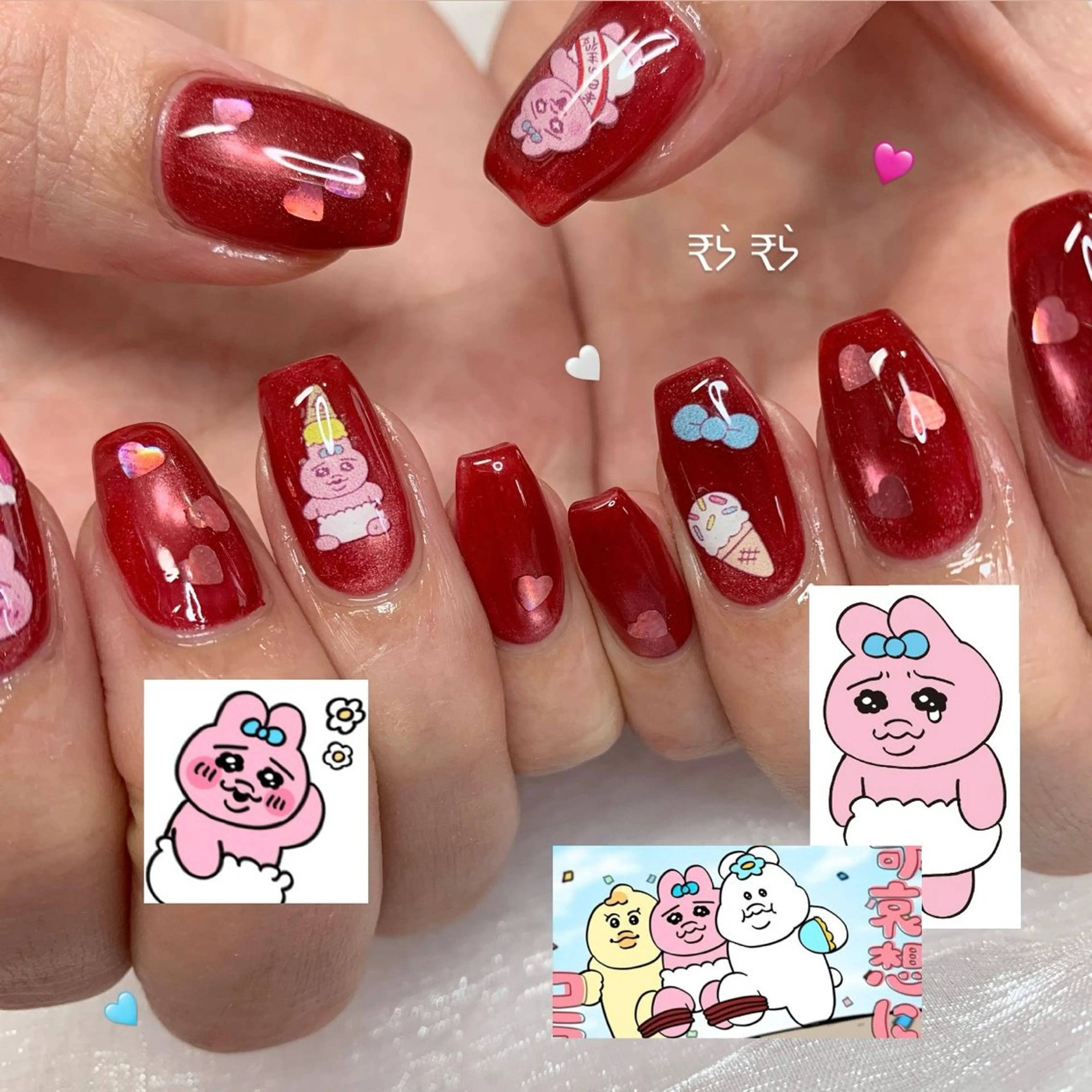 ネイル La neige* yuki 🥯🍑のネイルデザイン