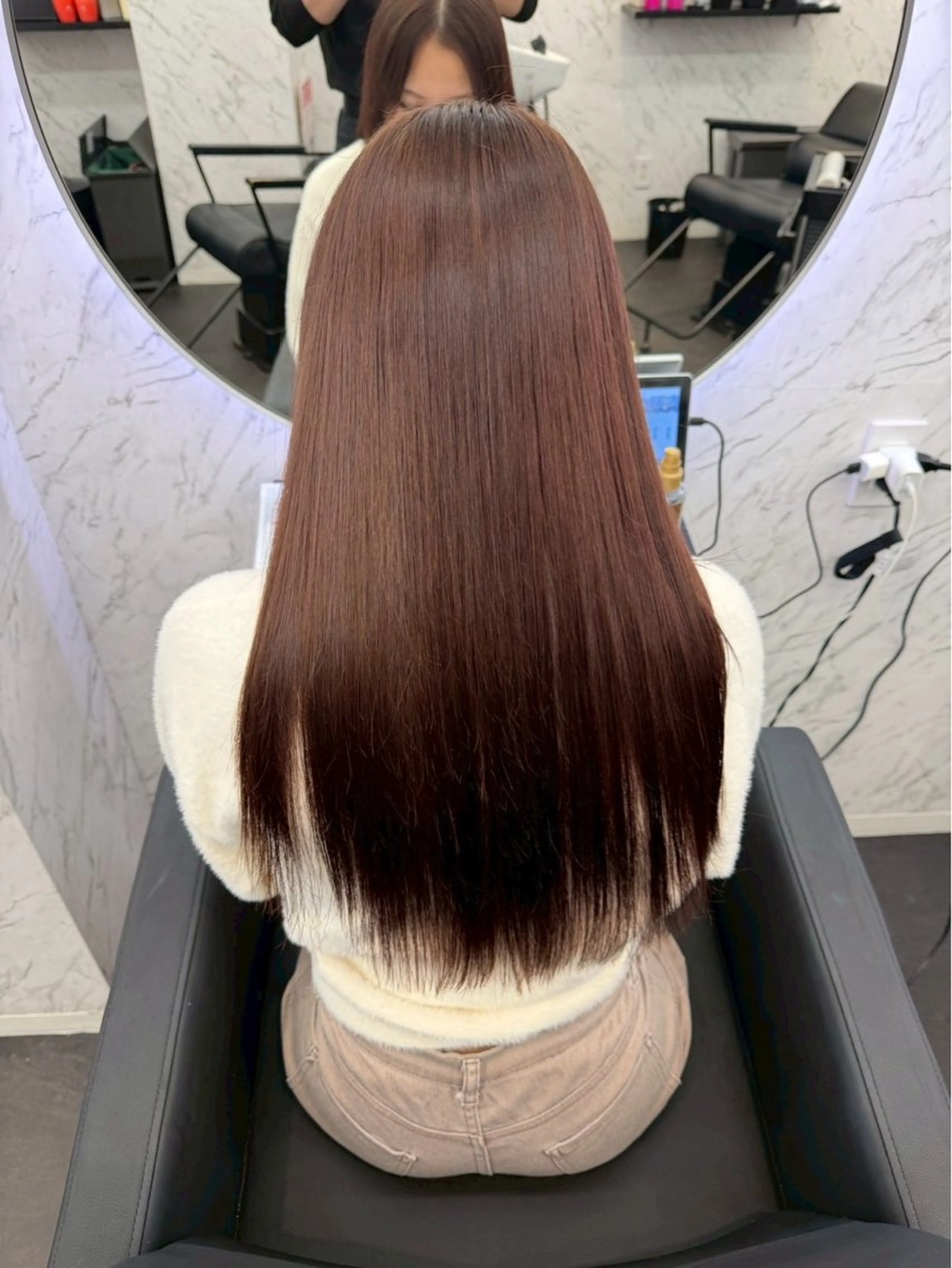 ロング カラー ヘアカラー hair salon dot.mooda所属・레온⋆✦ Leon 透明感✨️Colorのヘアスタイル