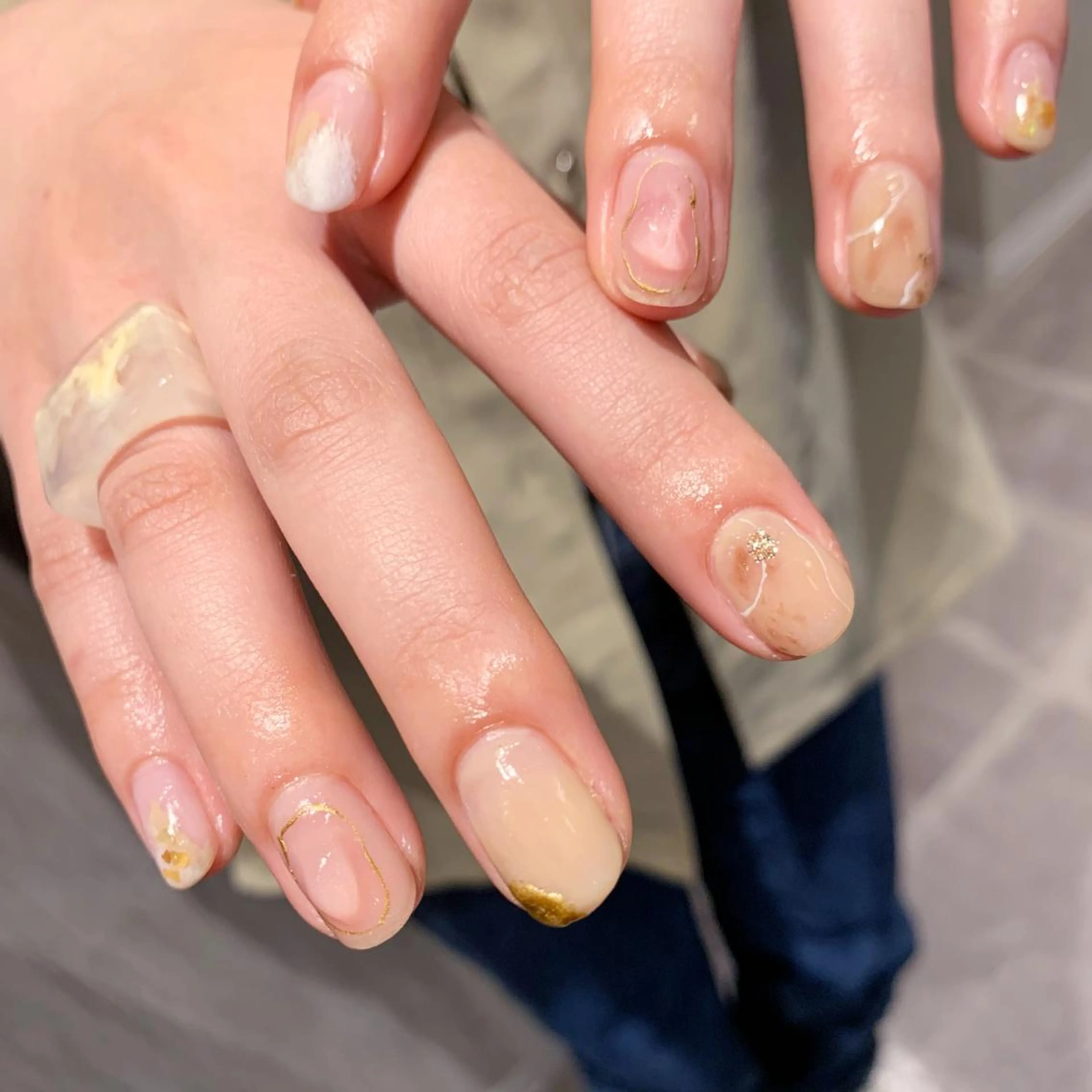 ネイル ニュアンスネイル 《ニュアンスネイル》 risaのネイルデザイン