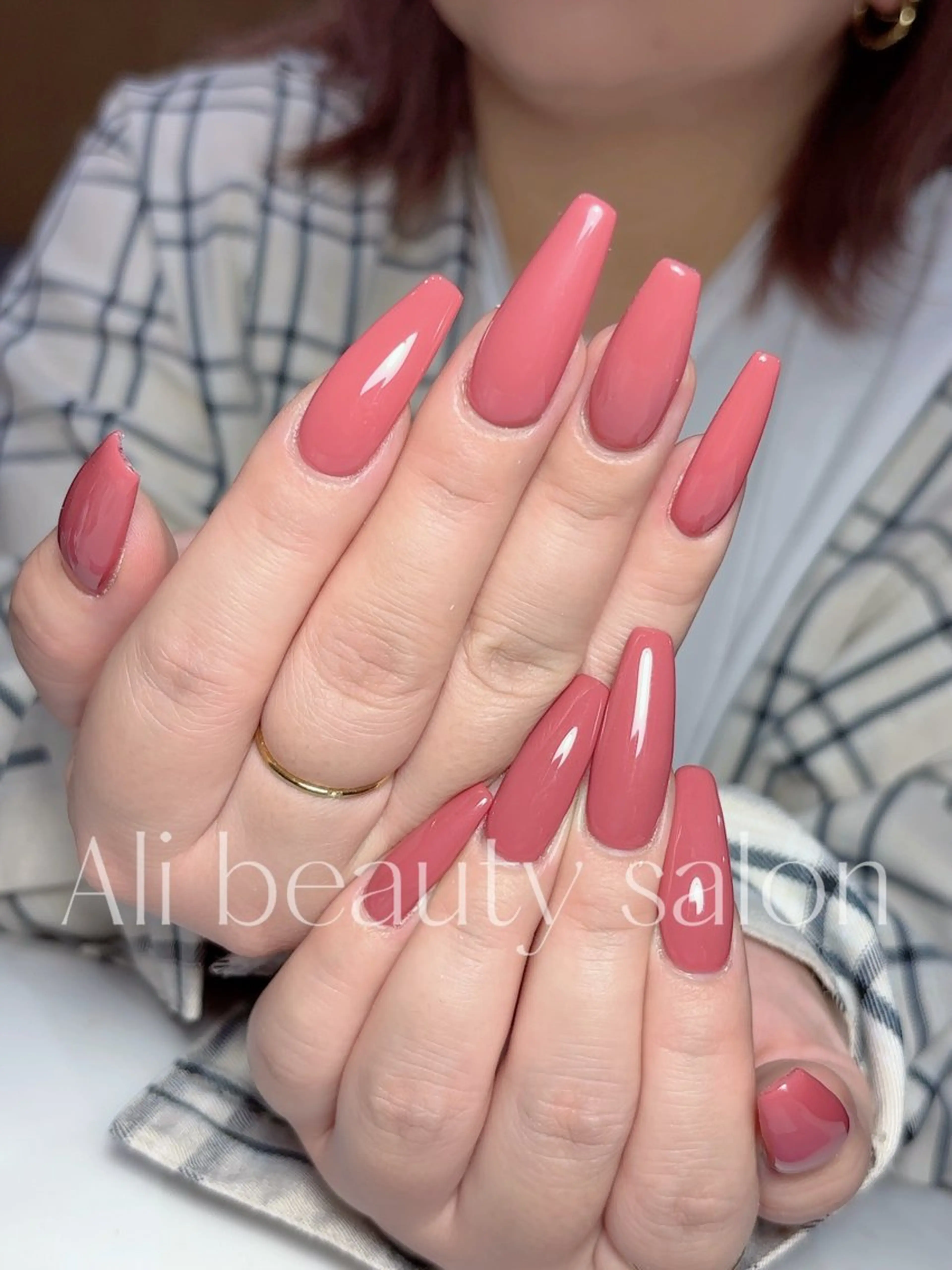 ネイル ワンカラーネイル ハンドネイル Ali 新小岩 ネイル専門のネイルデザイン
