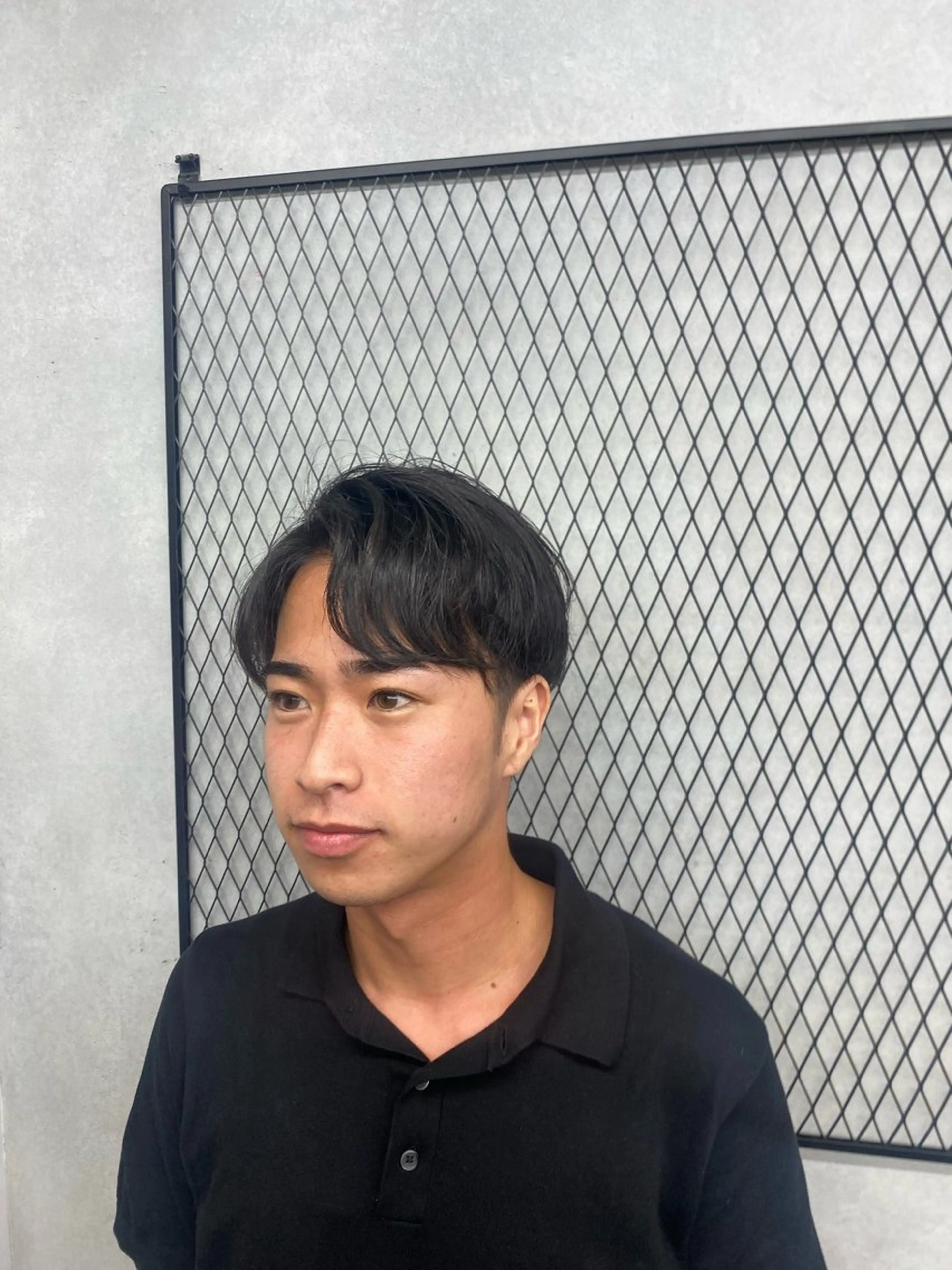 メンズ アップバング カット 👑髪質改善/パーマ /フェード/森田のヘアスタイル