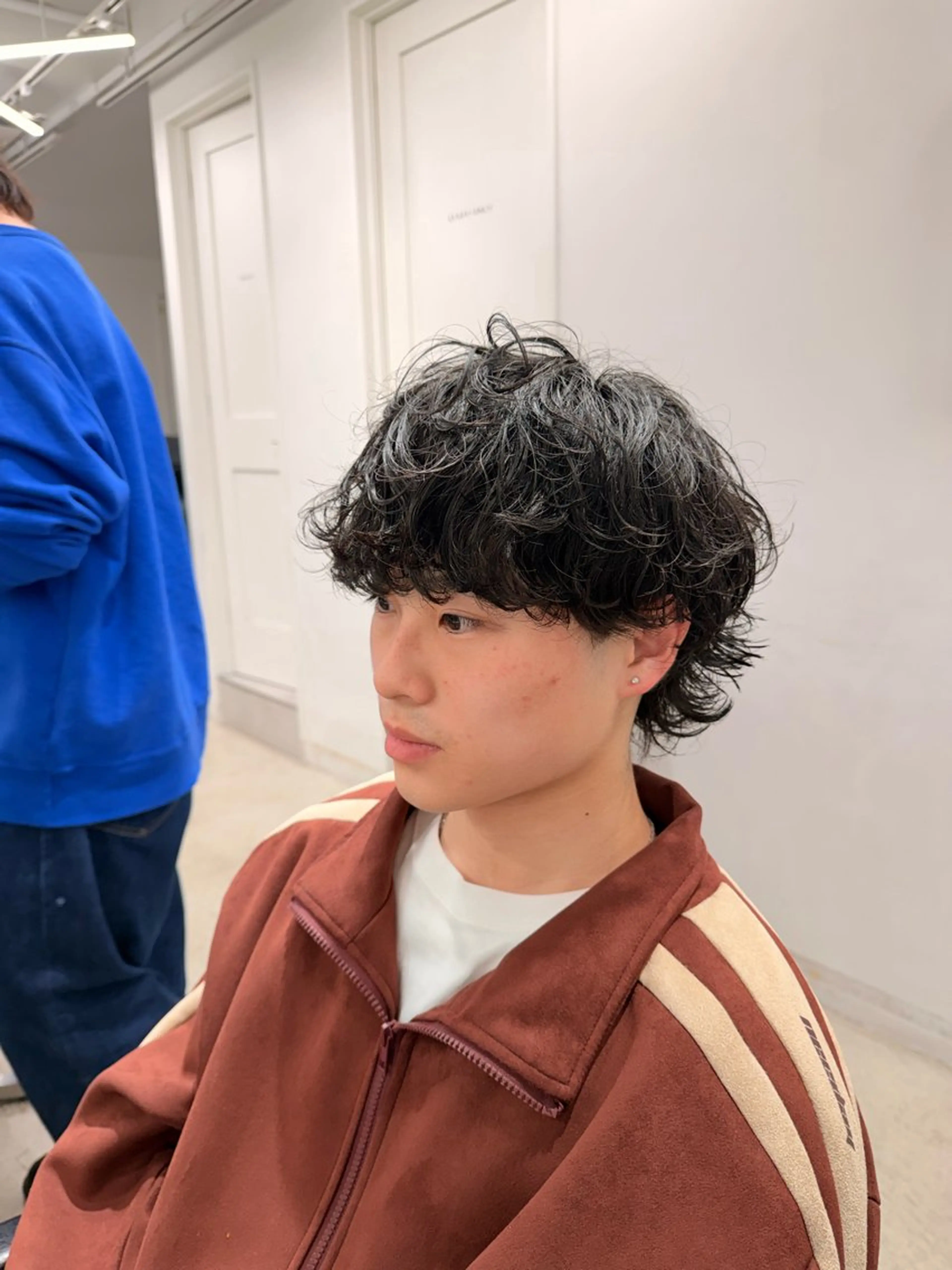 パーマ メンズ メンズパーマ カット パーマ メンズ/シャドウ/ 波巻き/kyogoのヘアスタイル