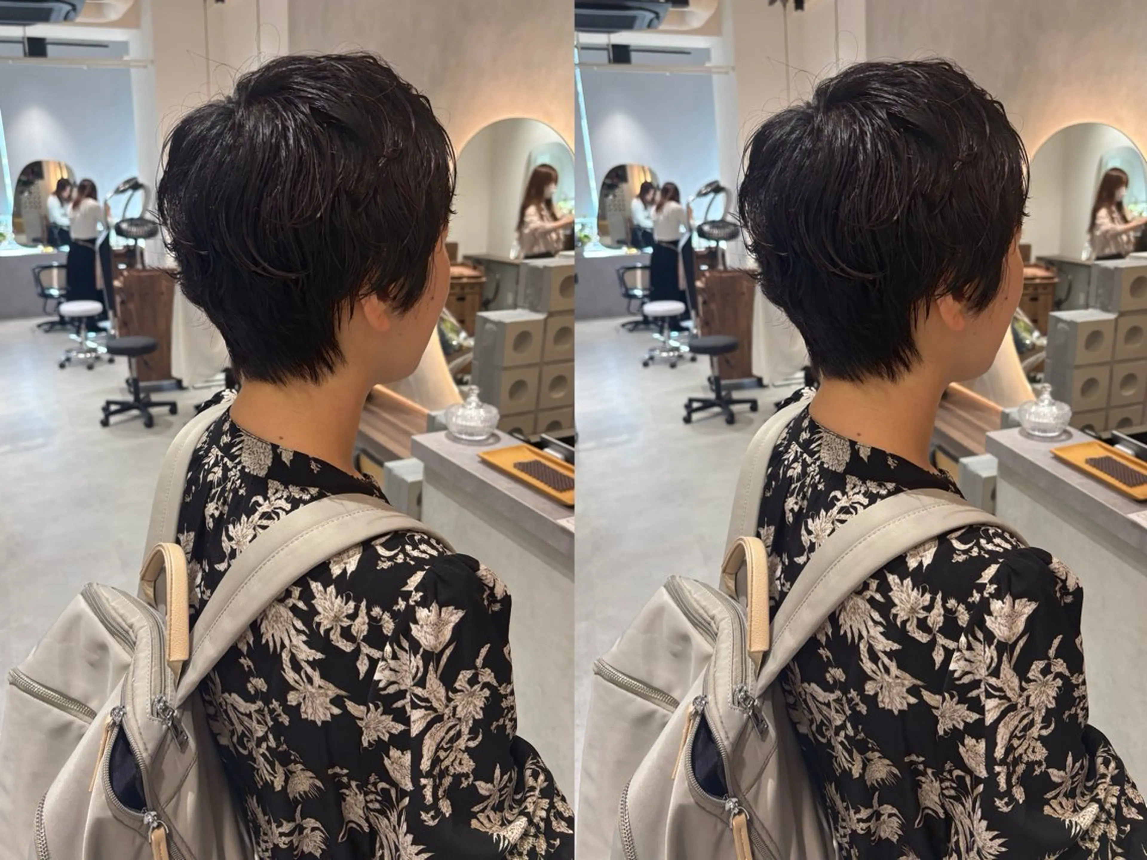 ショート カット パーマ 大久保 愛のヘアスタイル