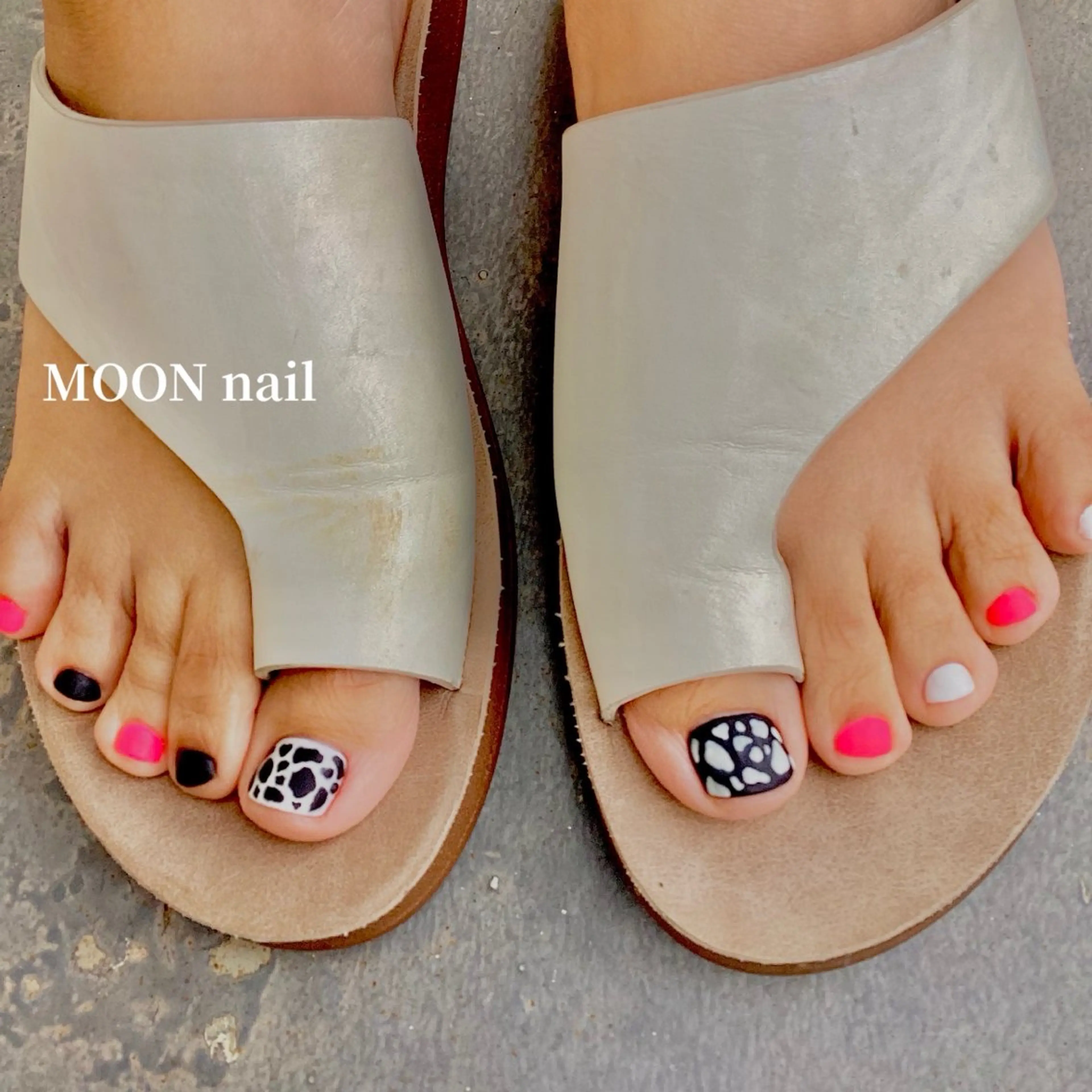 ネイル フットネイル マットネイル 持ち込み ハンドネイル 浦添 MOON  nailのネイルデザイン