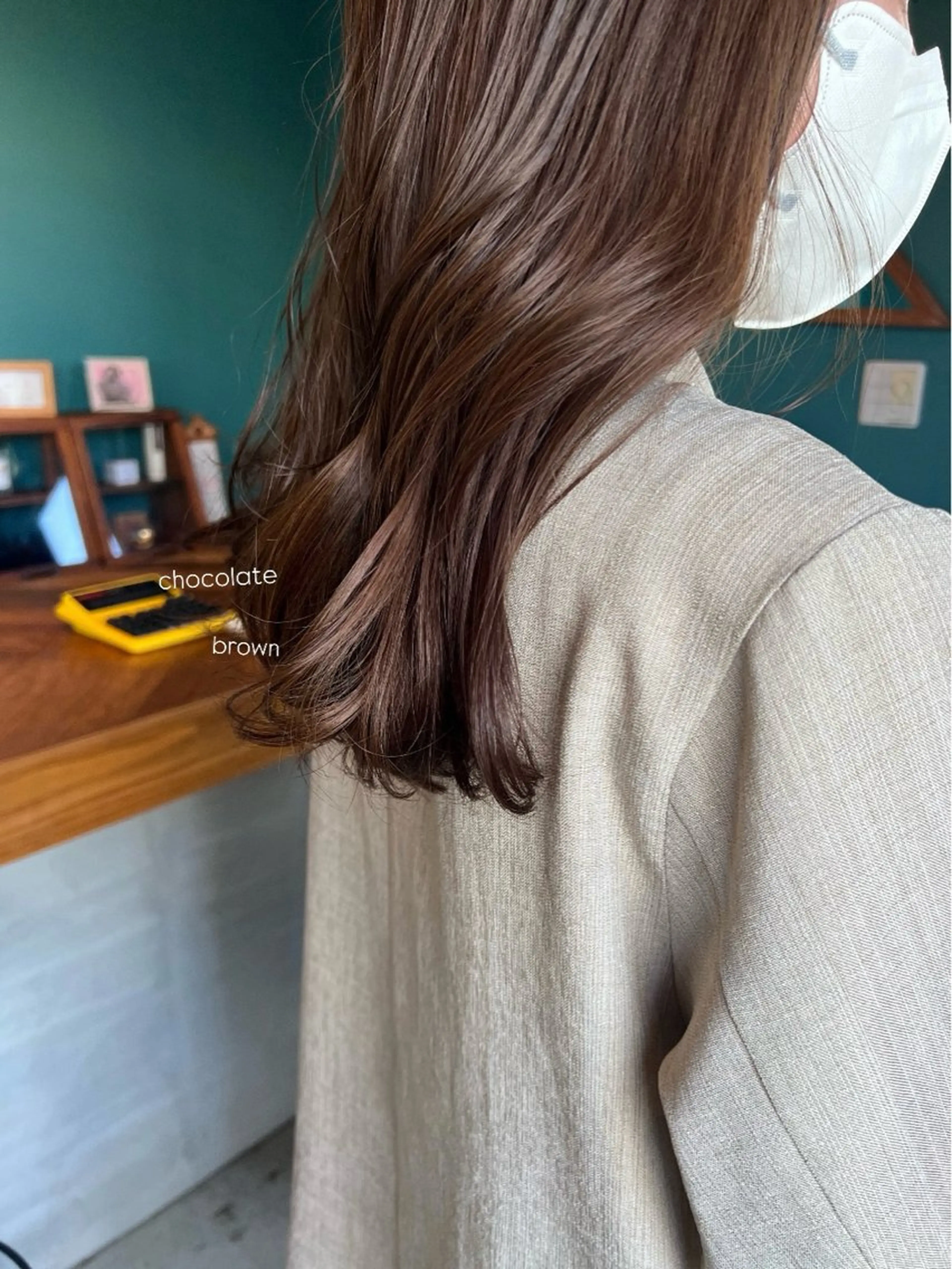 ロング カラー 山城 夢真のヘアスタイル