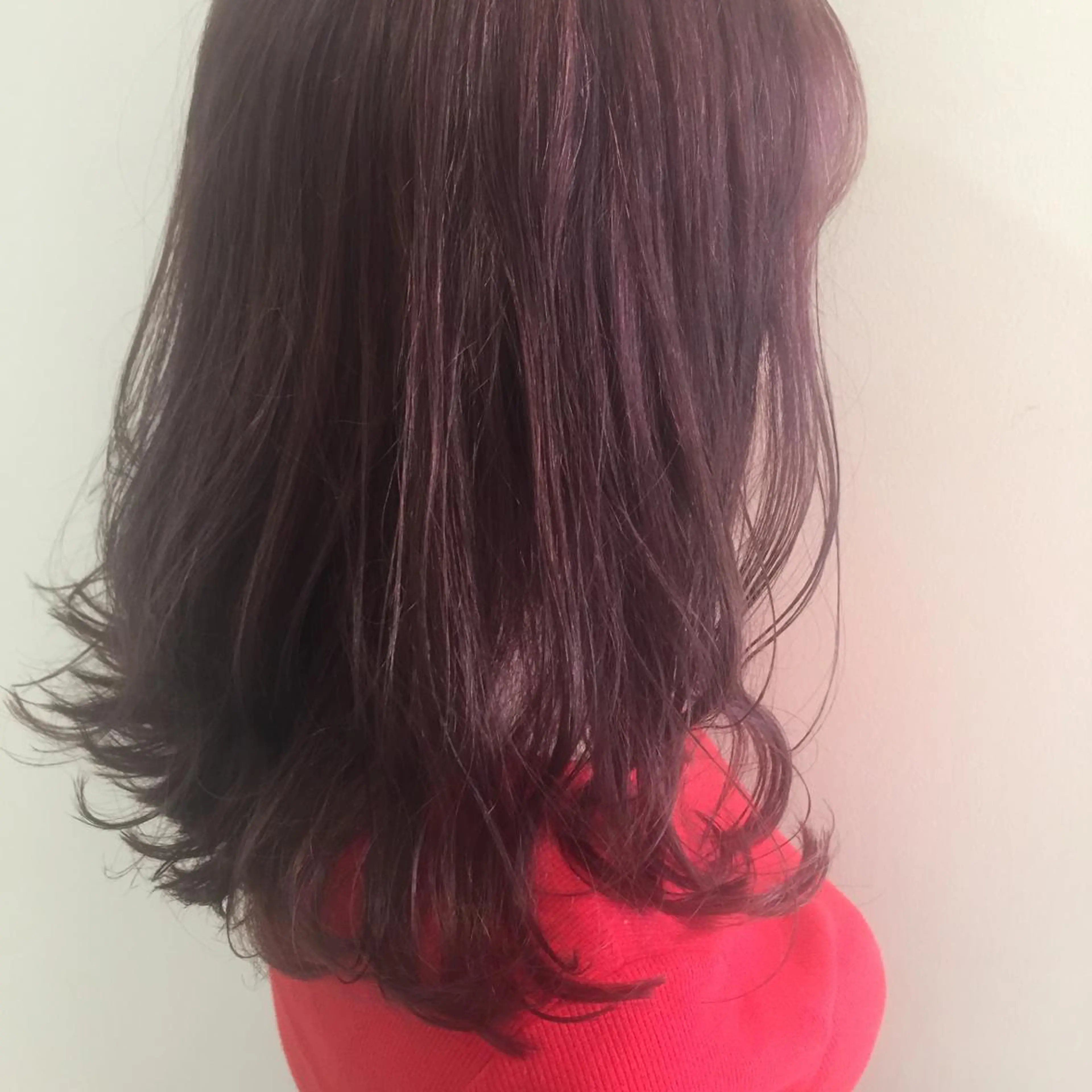 ロング カラー アッシュ ピンクカラー ピンクアッシュ ヘアカラー トリートメント 似合わせ.ﾍｱｾｯﾄ 得意🌹井上美沙のヘアスタイル