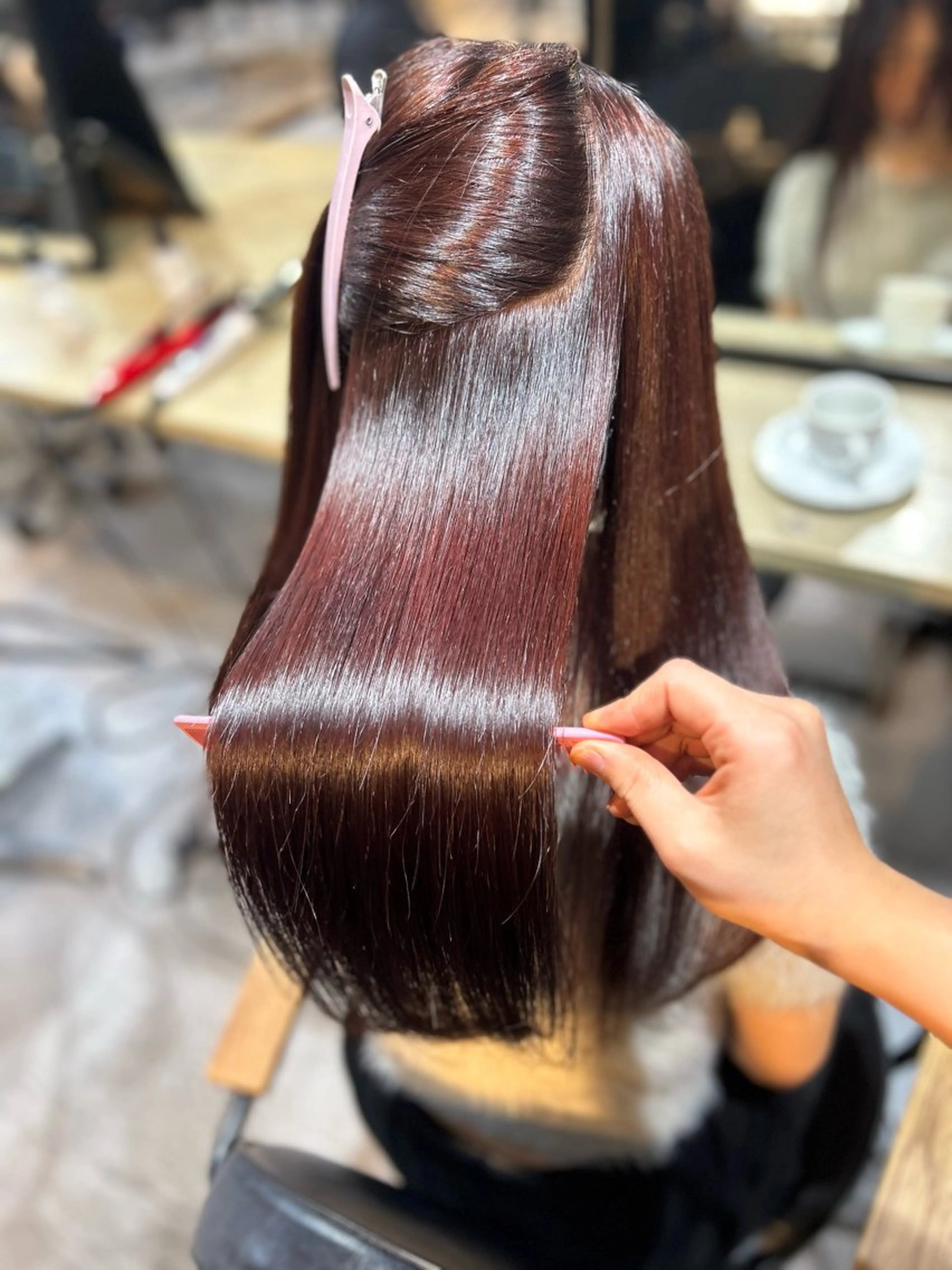 ロング 🌷ブリーチ縮毛矯正 /mina🌷のヘアスタイル