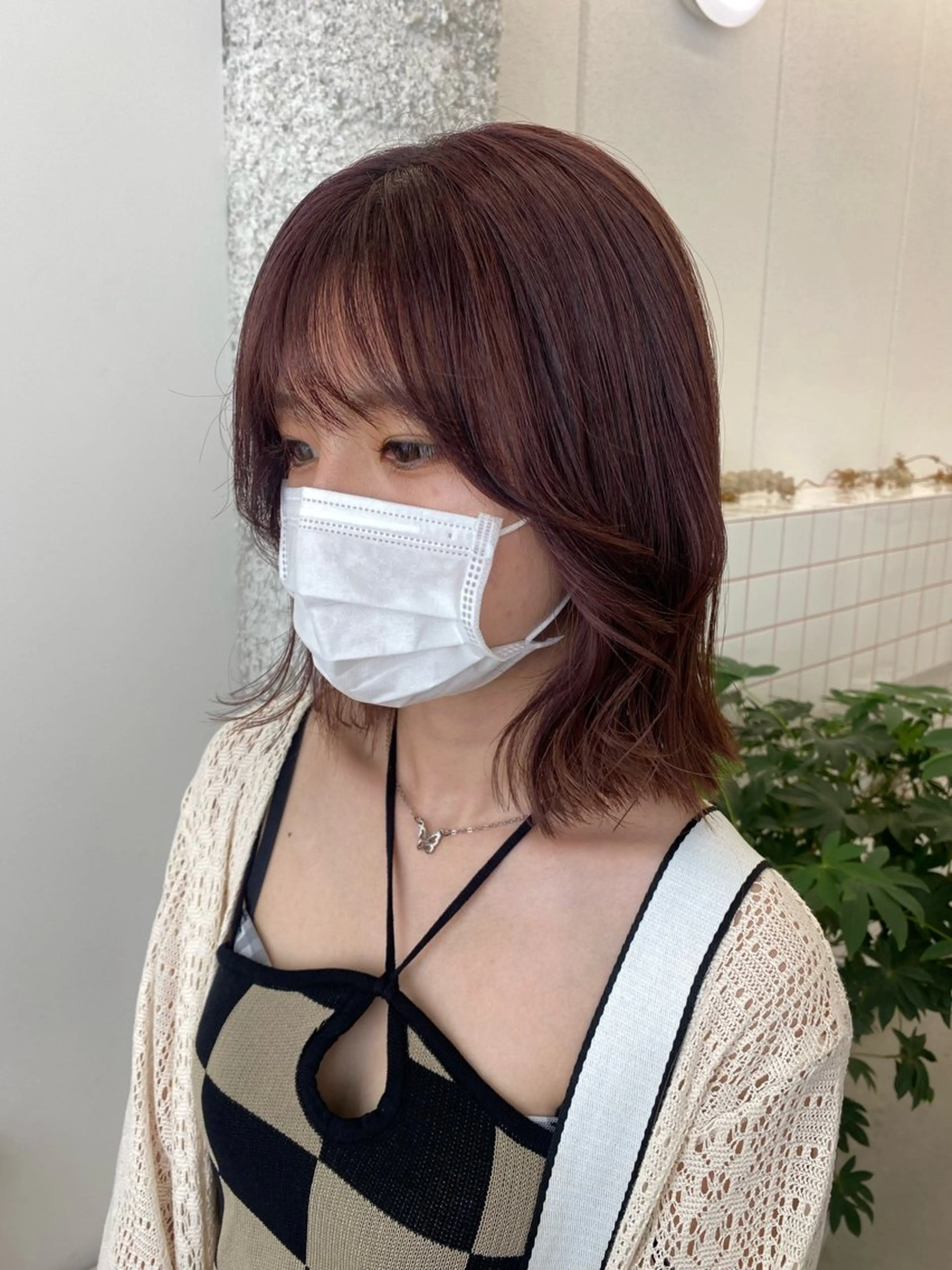 ミディアム NIKO/名古屋/ 伏見/花屋併設のヘアスタイル