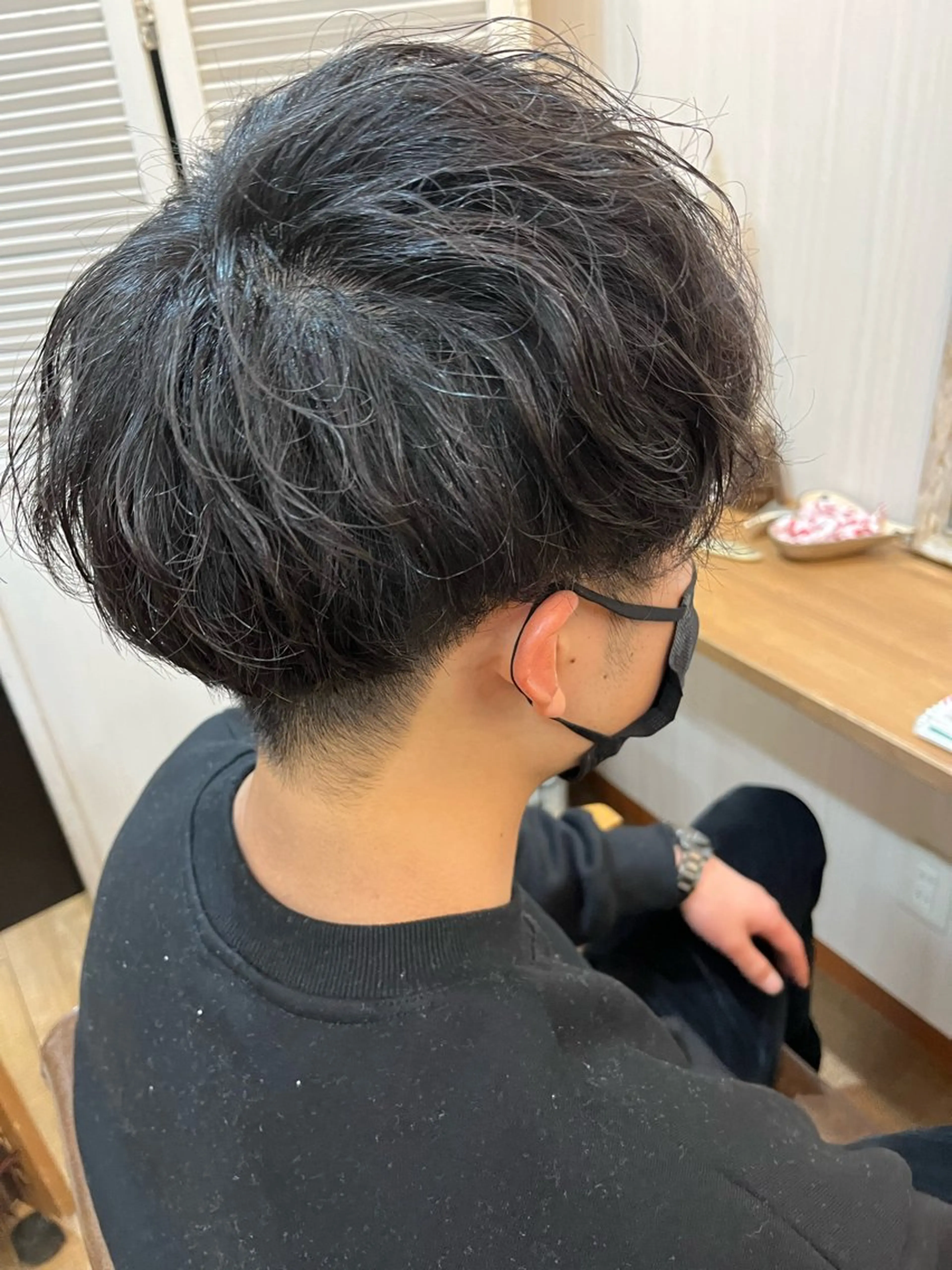 メンズ カット パーマ nao🎀zina 透明感/艶髪のヘアスタイル