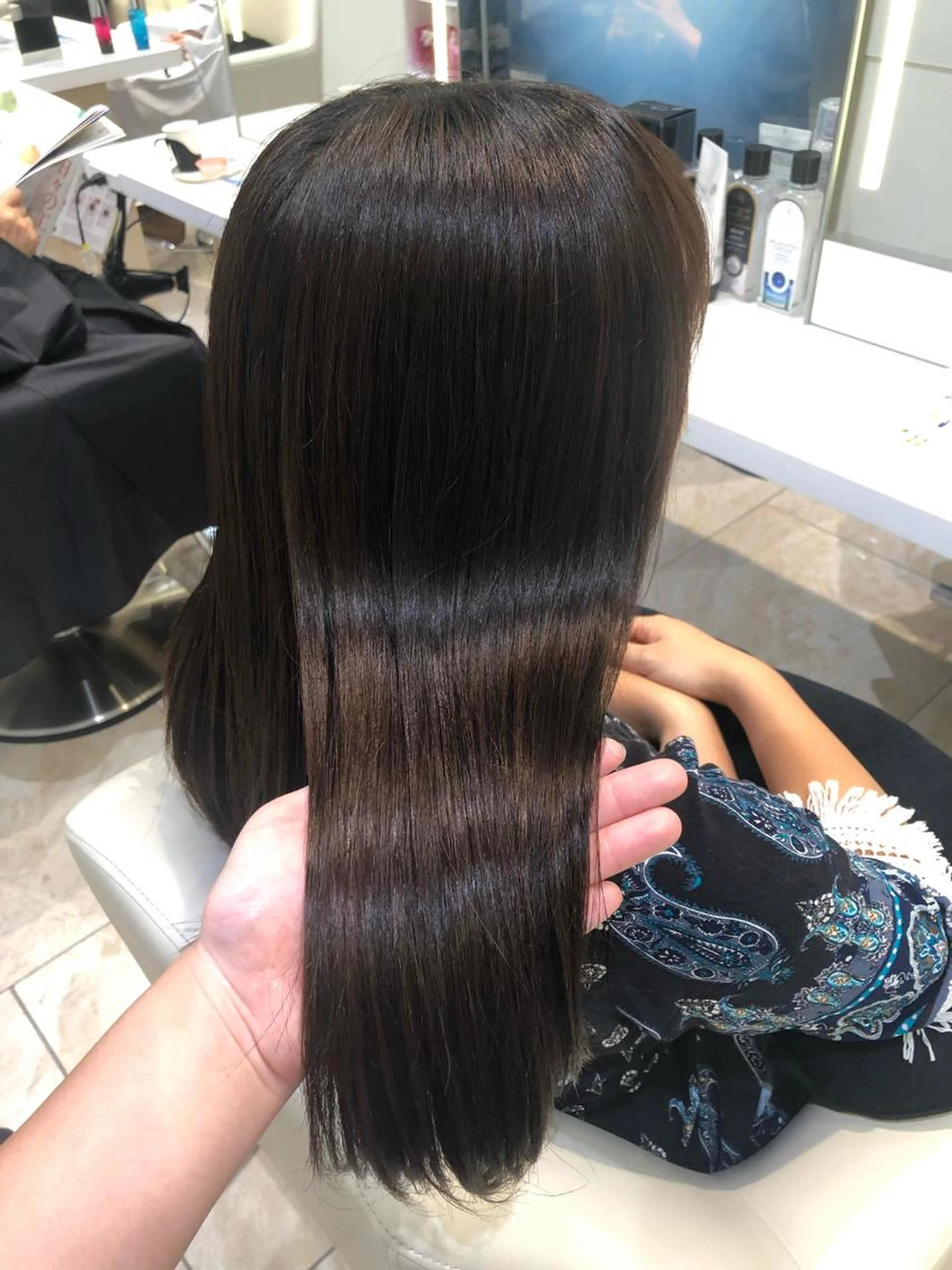 カット+縮毛矯正+1stepトリートメントの写真