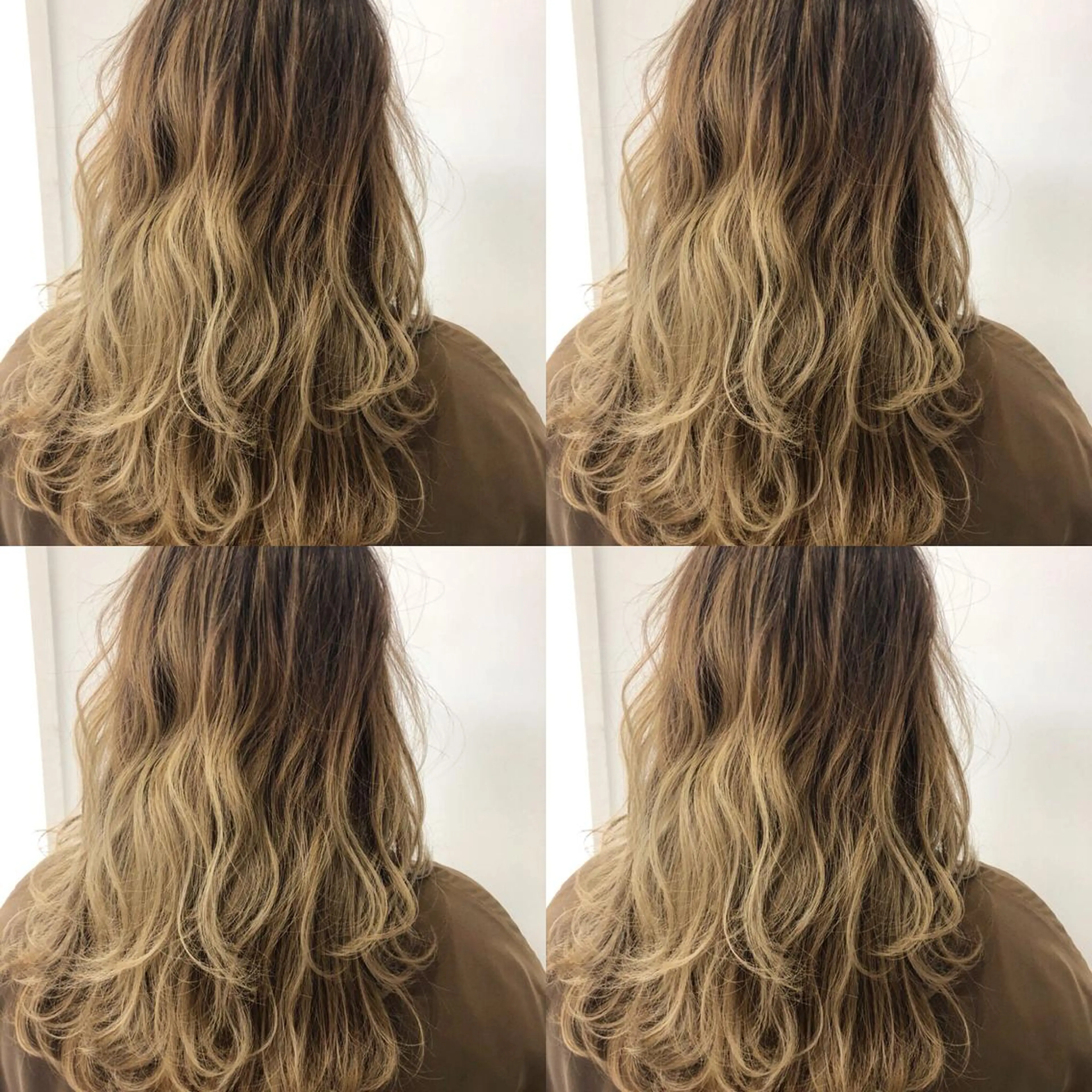 ロング カラー ブリーチ グラデーションカラー ハイライトカラー イルミナカラー ブリーチなしカラー レイヤー/韓国/ 顔周り/しんやのヘアスタイル