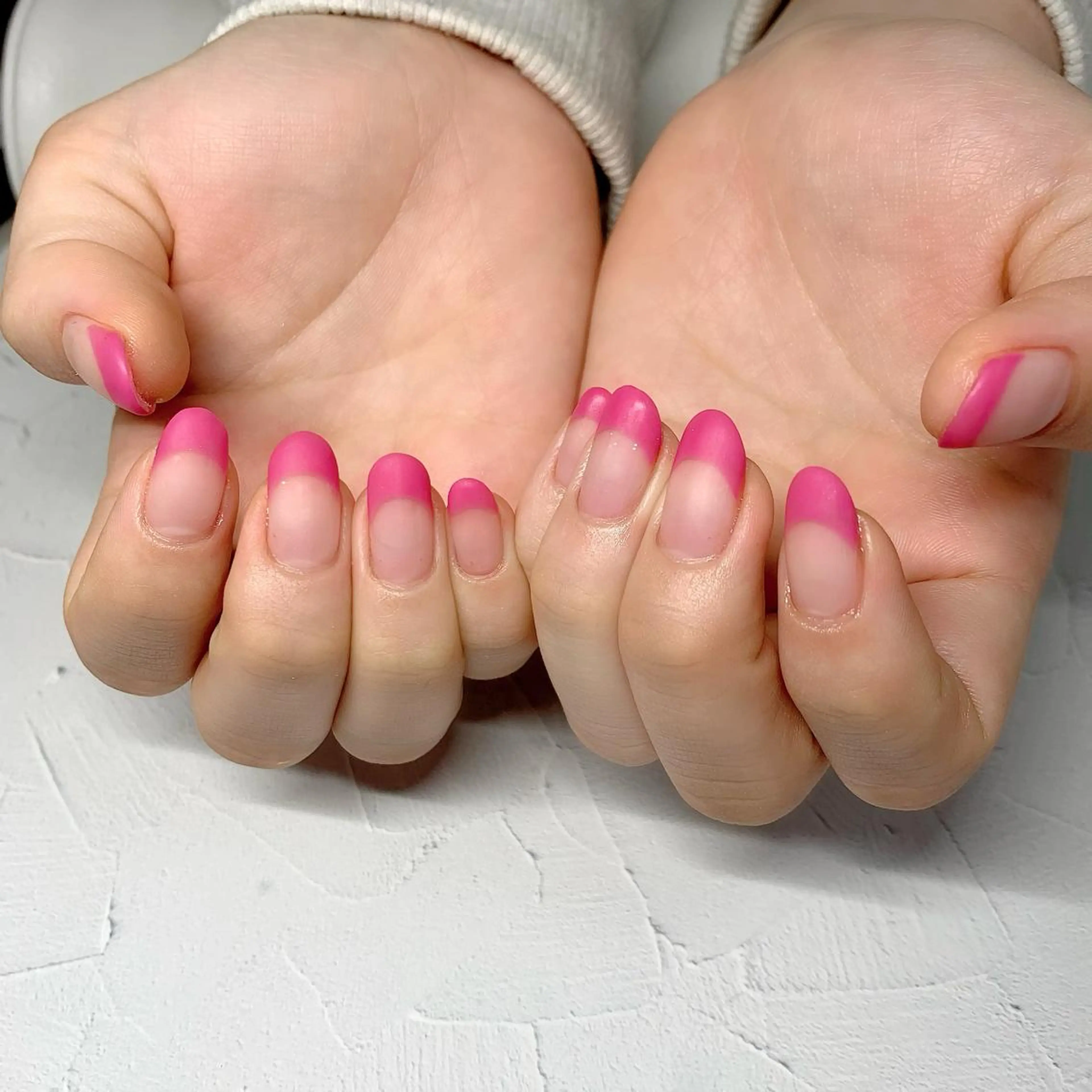 ネイル フレンチネイル マットネイル Mellow所属・Mellow Nailのネイルデザイン