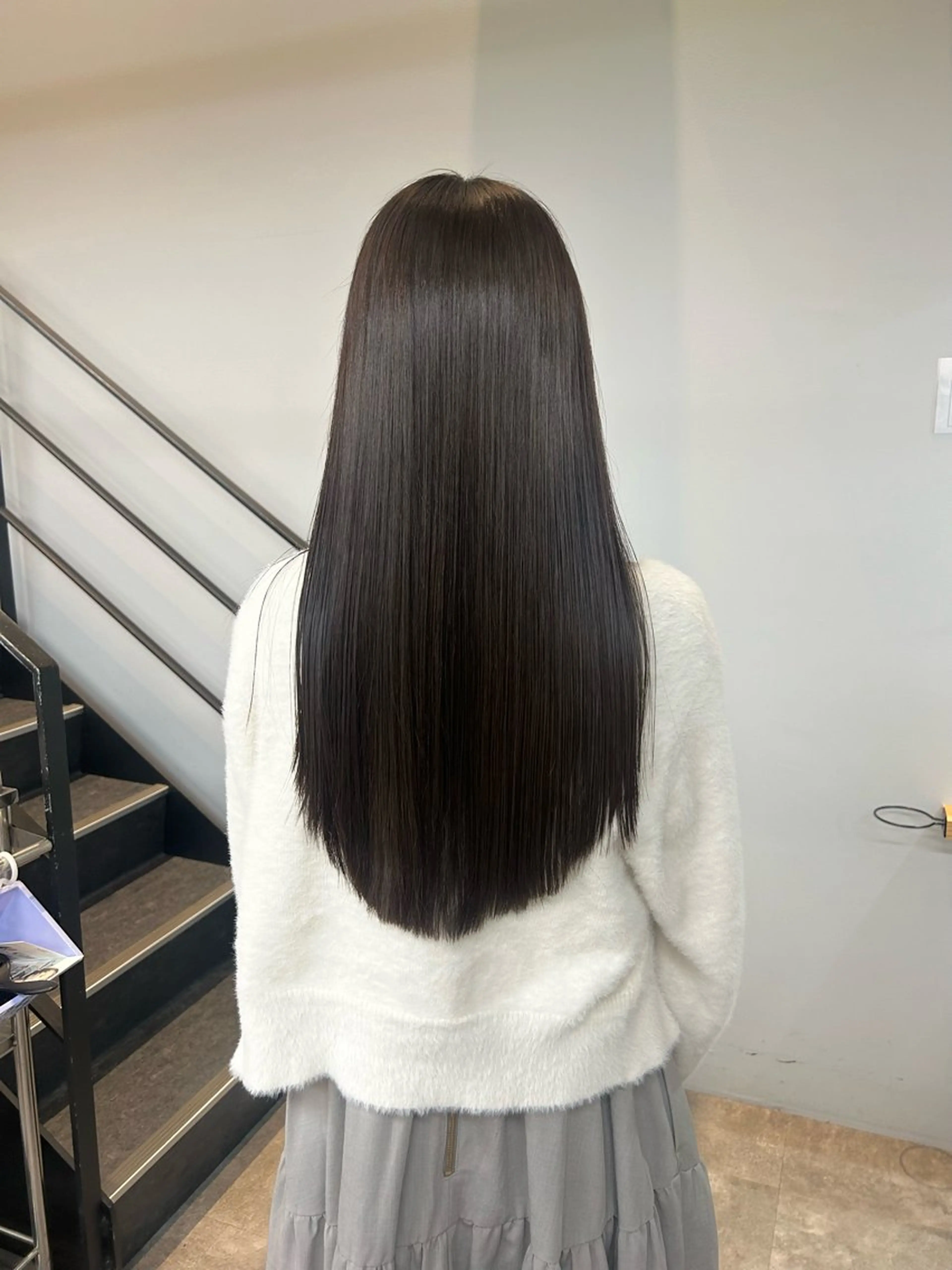 ロング 美髪縮毛矯正/ 髪質改善/岩田一駿のヘアスタイル