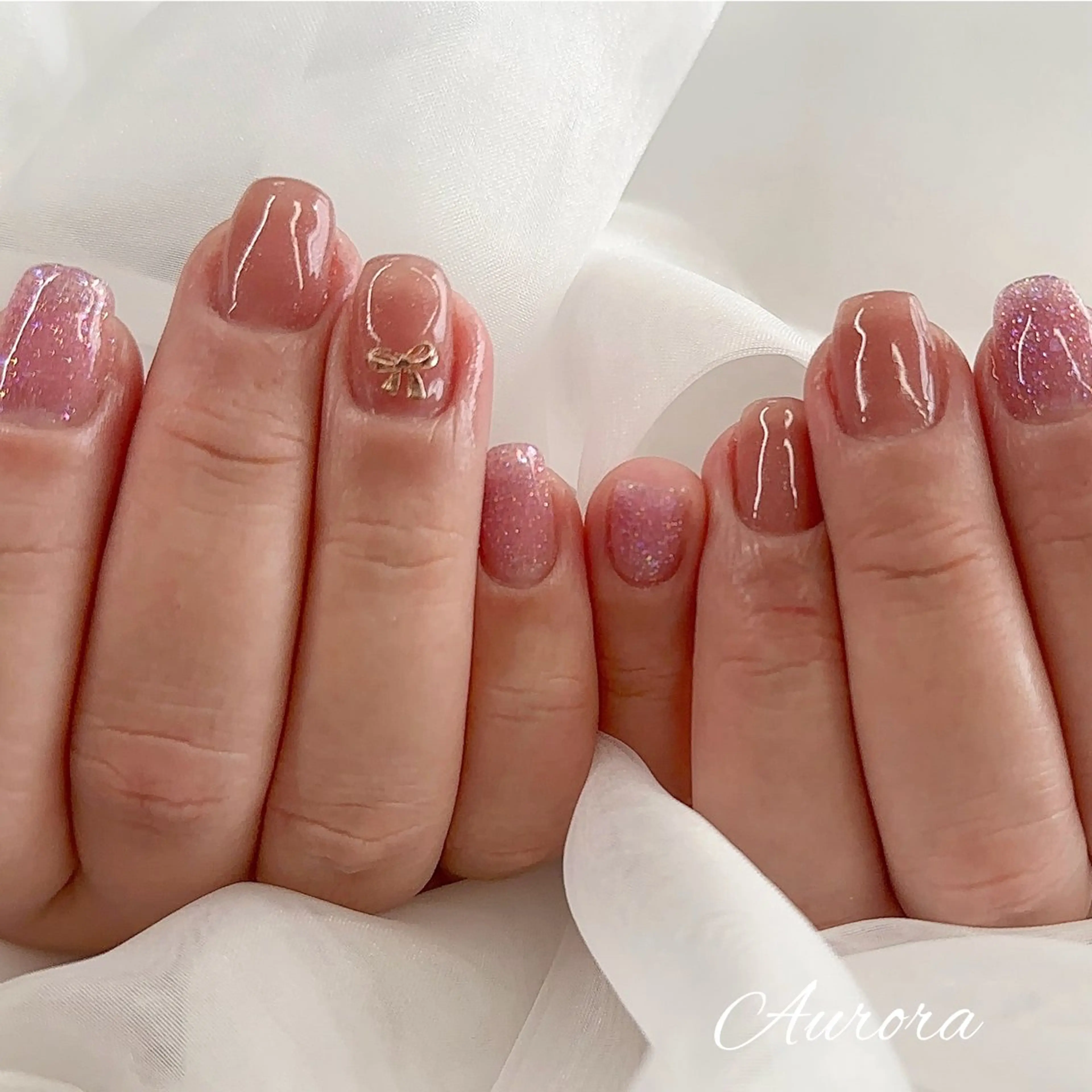 ネイル ワンカラーネイル Aurora所属・Aurora kayoのネイルデザイン