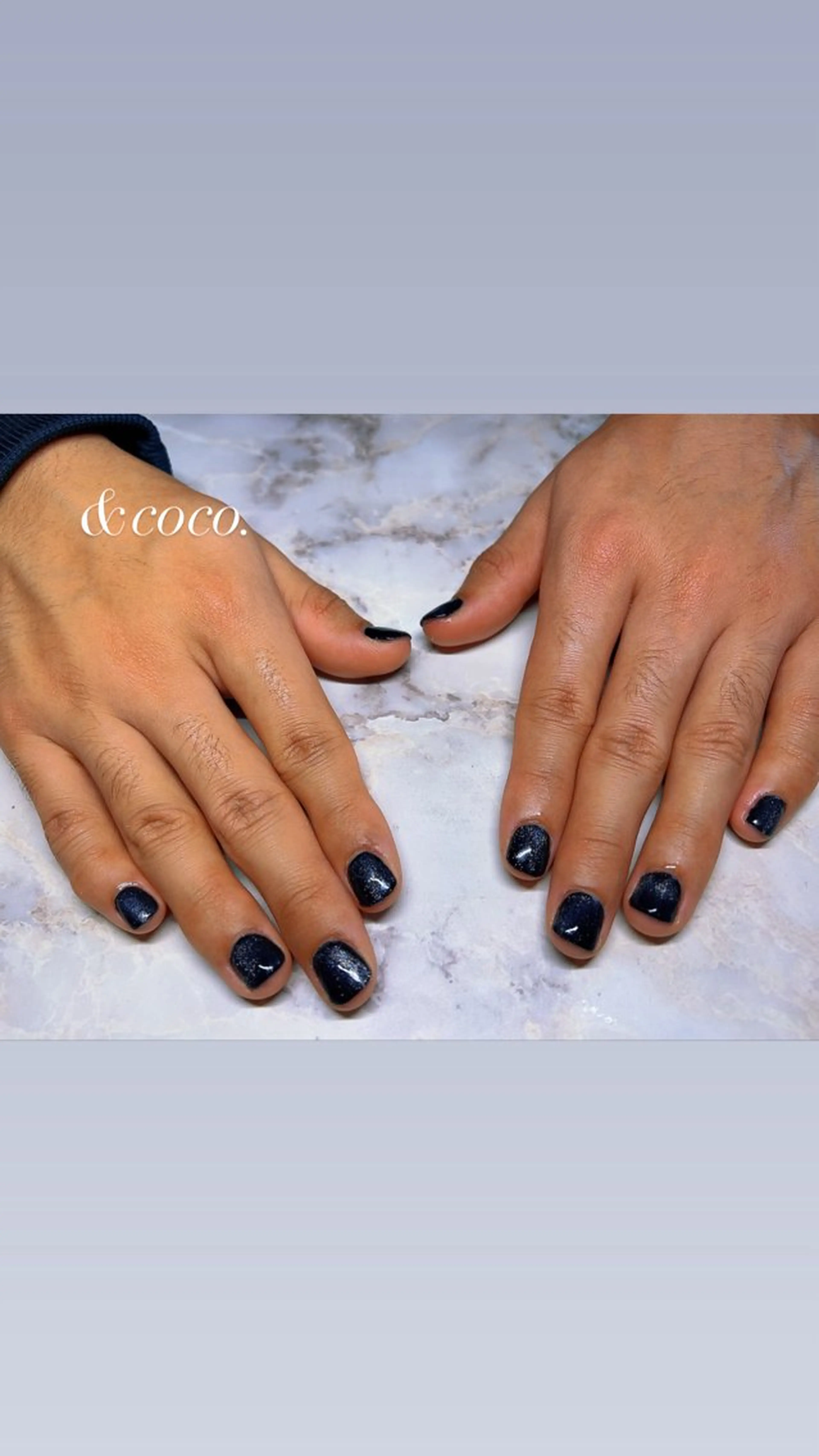ネイル マグネットネイル メンズネイル ハンドネイル ＆coco.所属・＆ coco.のネイルデザイン